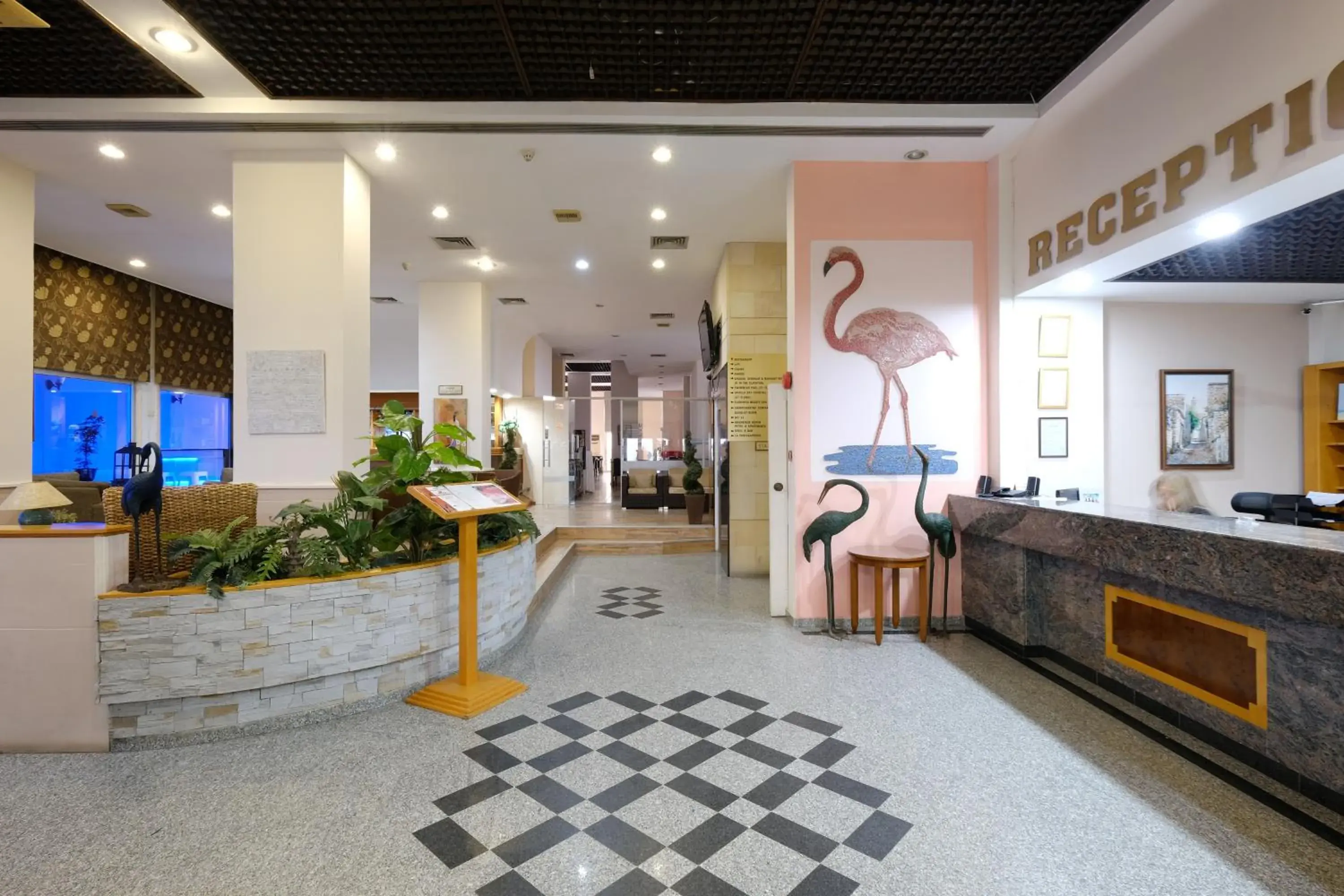 Lobby or reception, Lobby/Reception in Flamingo Beach Hotel