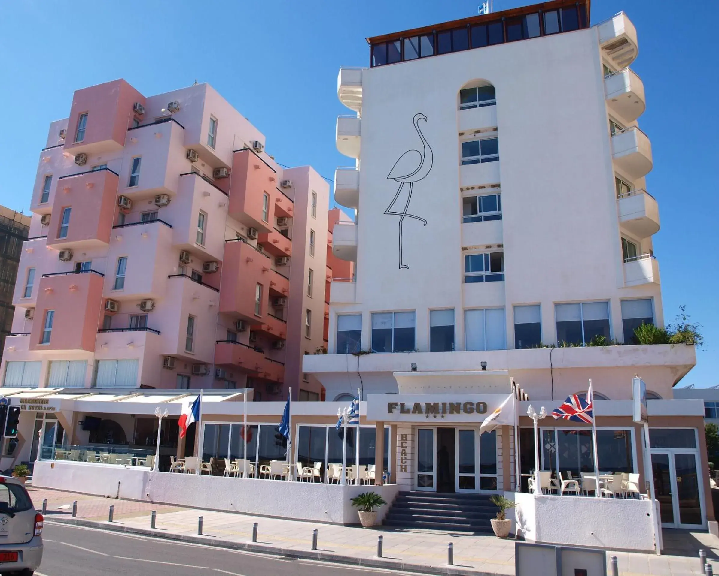 Facade/entrance, Property Building in Flamingo Beach Hotel