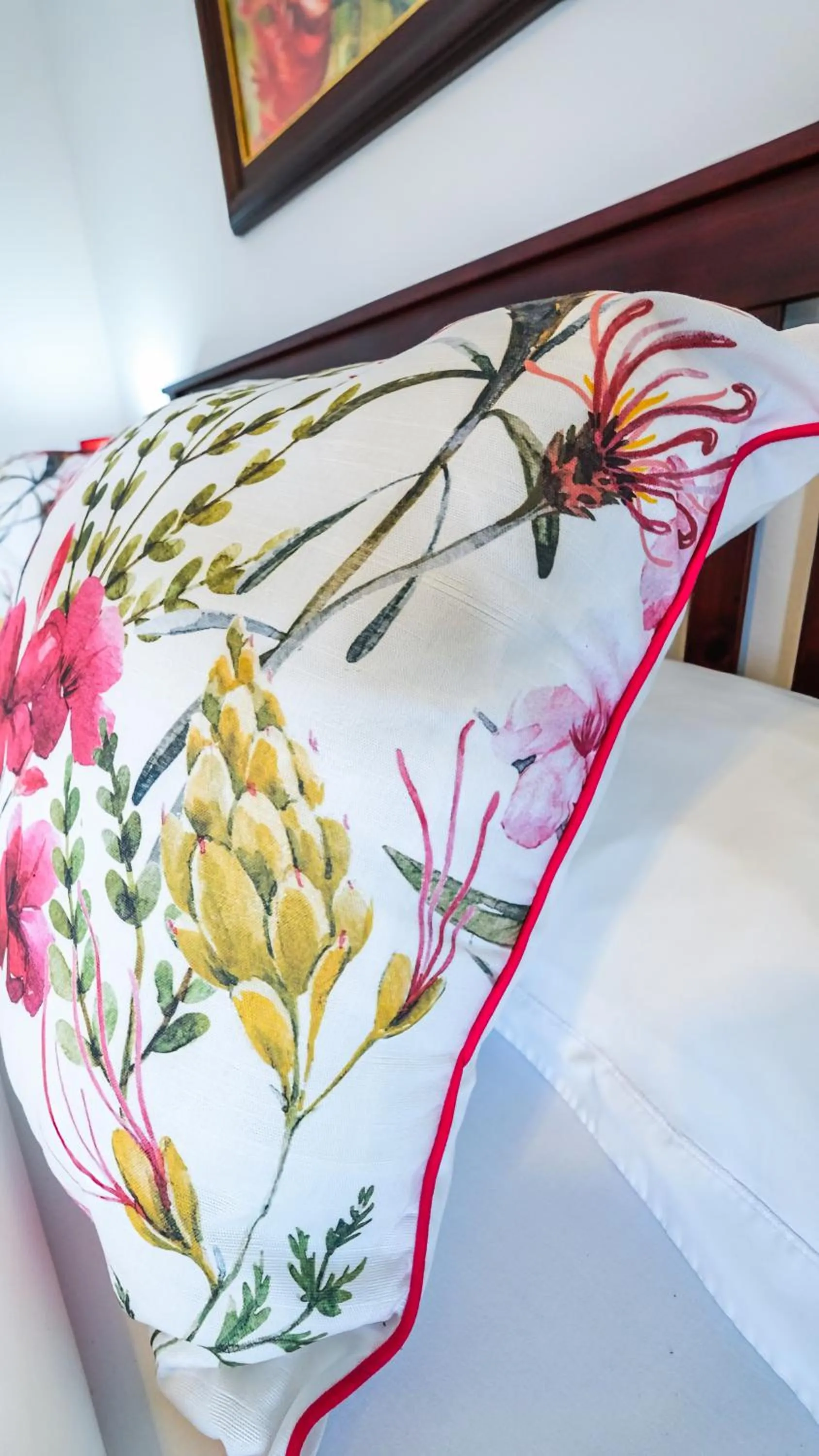 Decorative detail, Bed in Hildesheim Guest Lodge