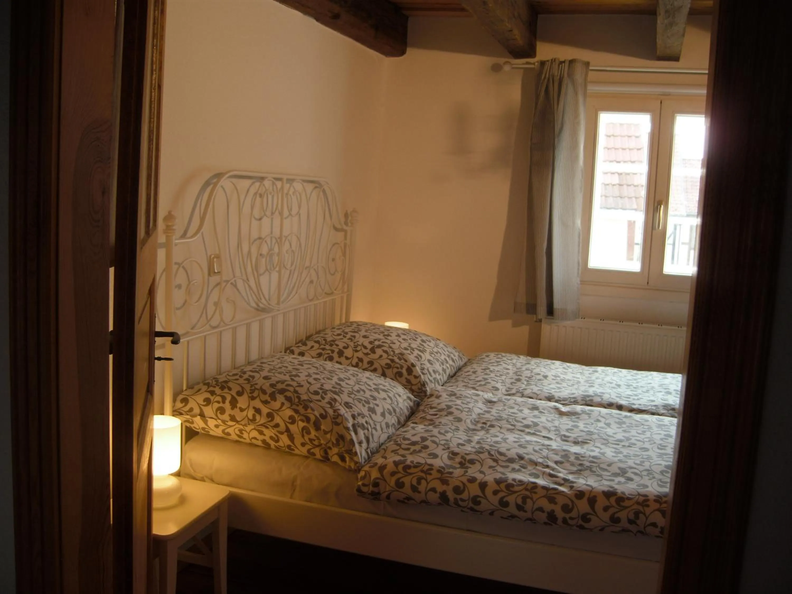 Bedroom, Bed in Ferienhaus Münzenberg 53