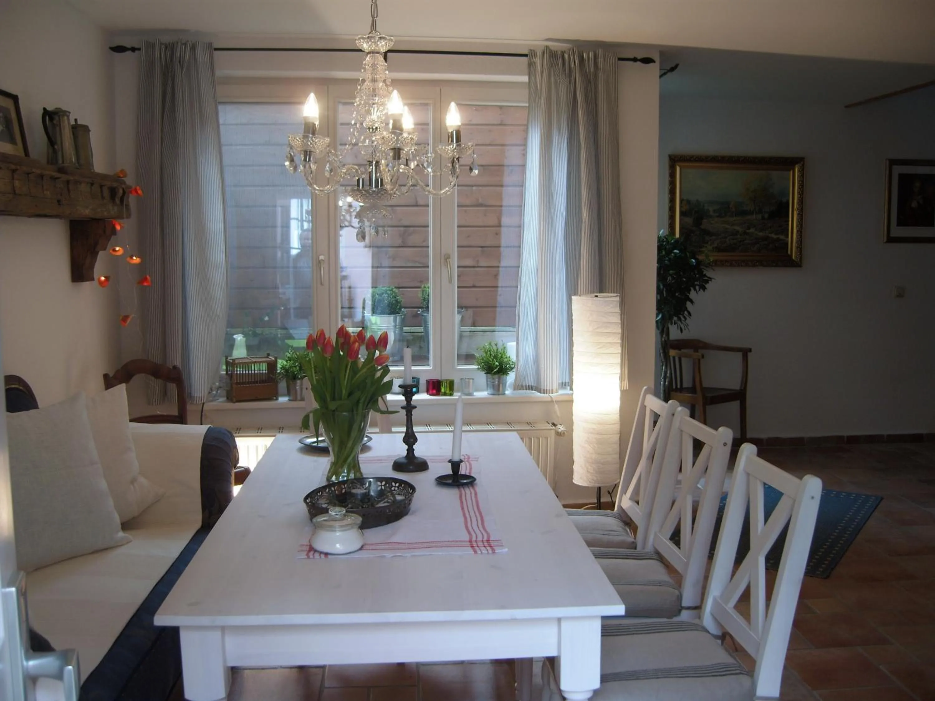 Dining area in Ferienhaus Münzenberg 53
