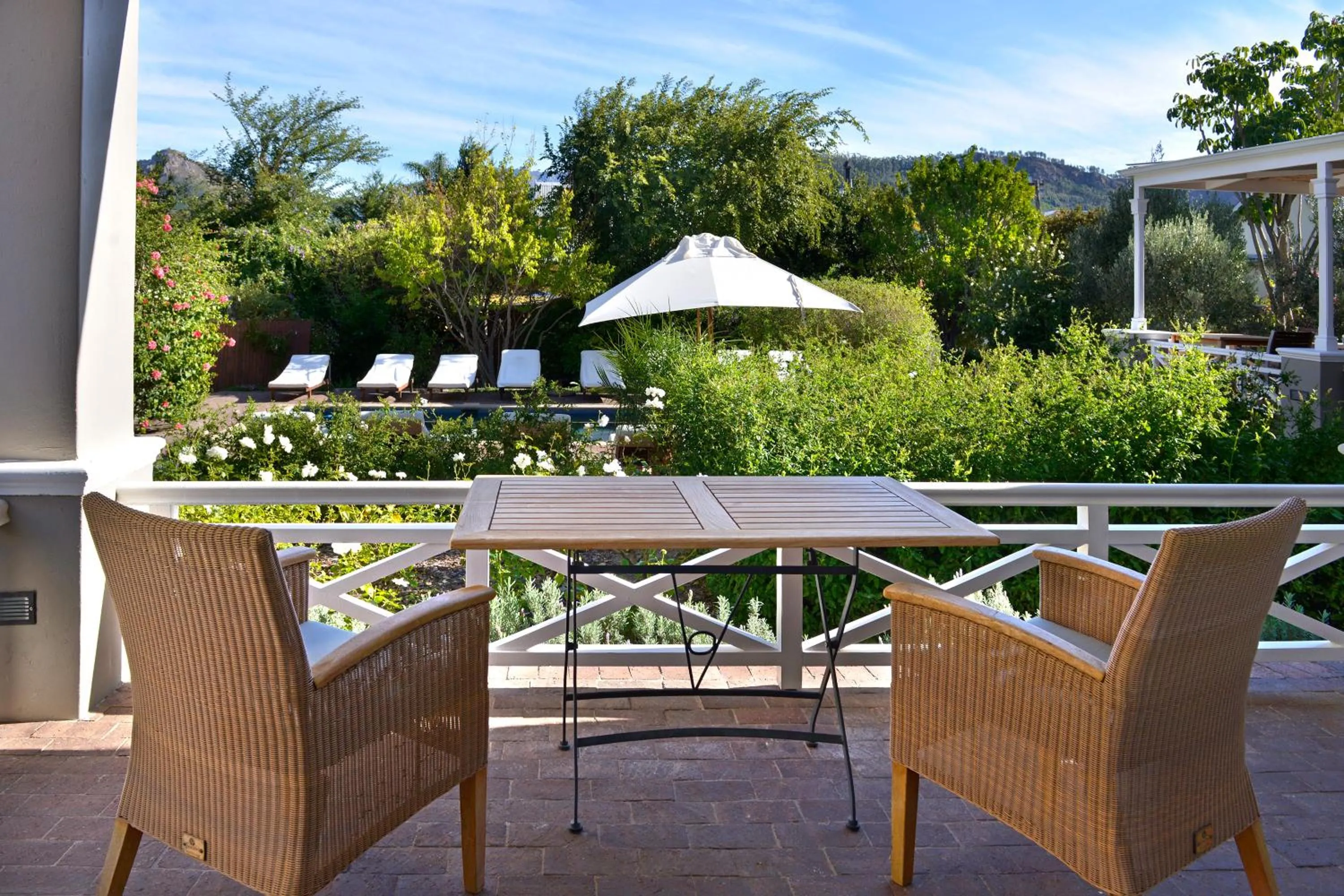 Balcony/Terrace in Plumwood Boutique Hotel by The Living Journey Collection