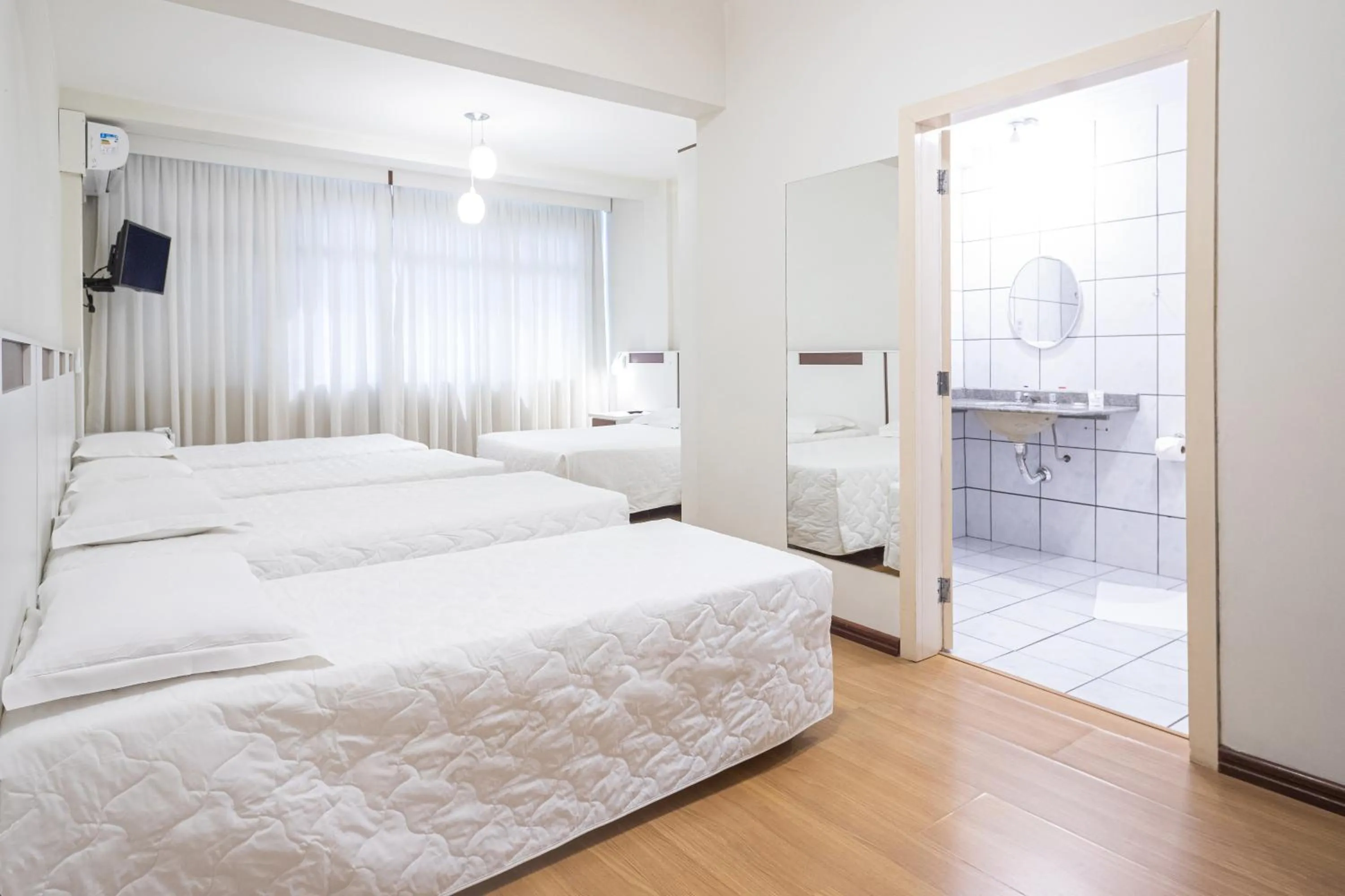 Bed in Hotel Gracher Brusque