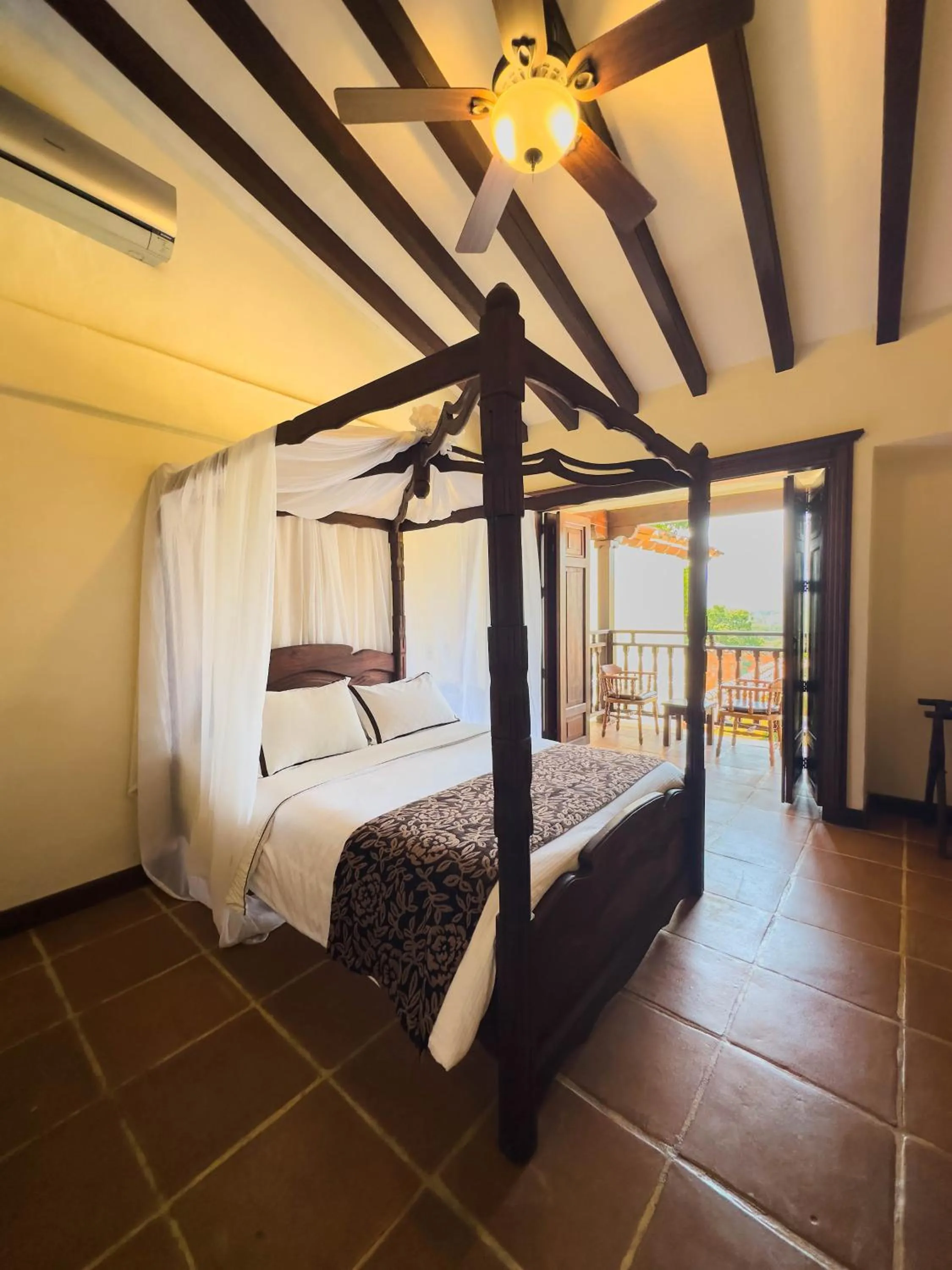 Photo of the whole room, Bed in Nueva Granada Hotel Colonial -Centro Histórico-