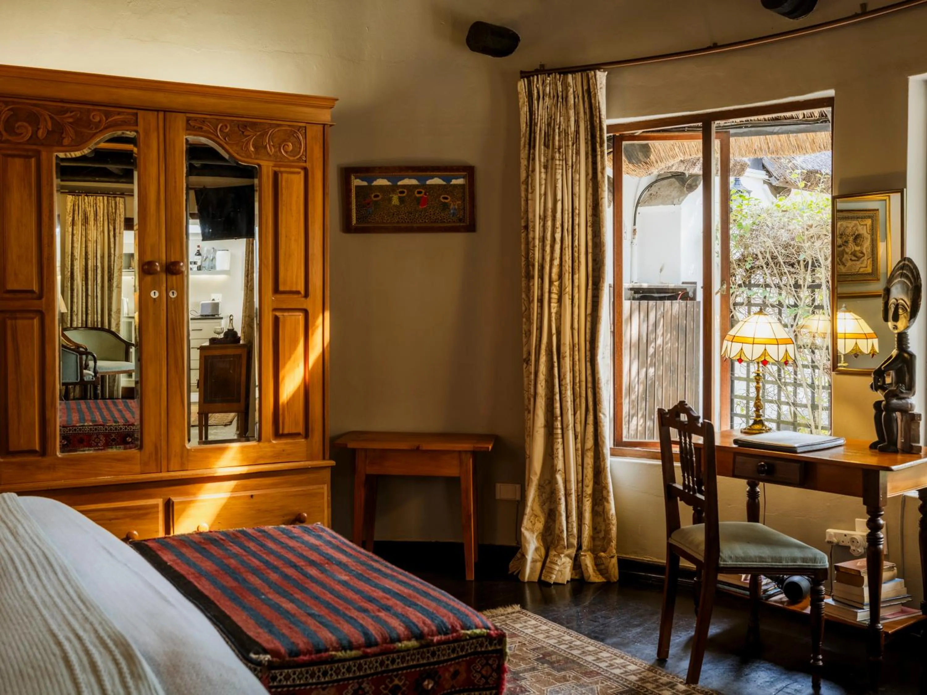 Bed in Moontide Riverside Lodge