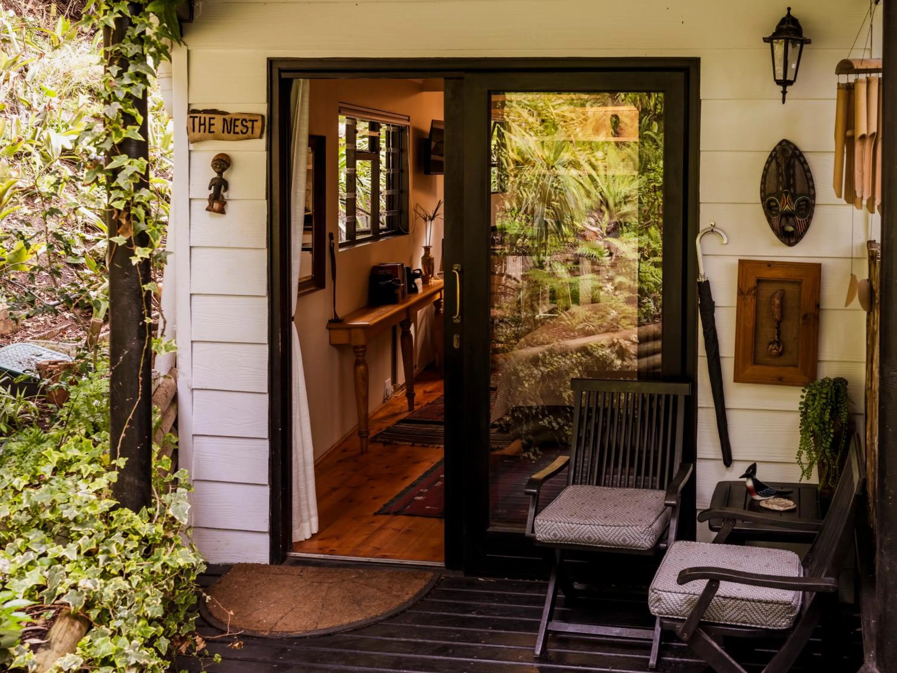 Patio in Moontide Riverside Lodge