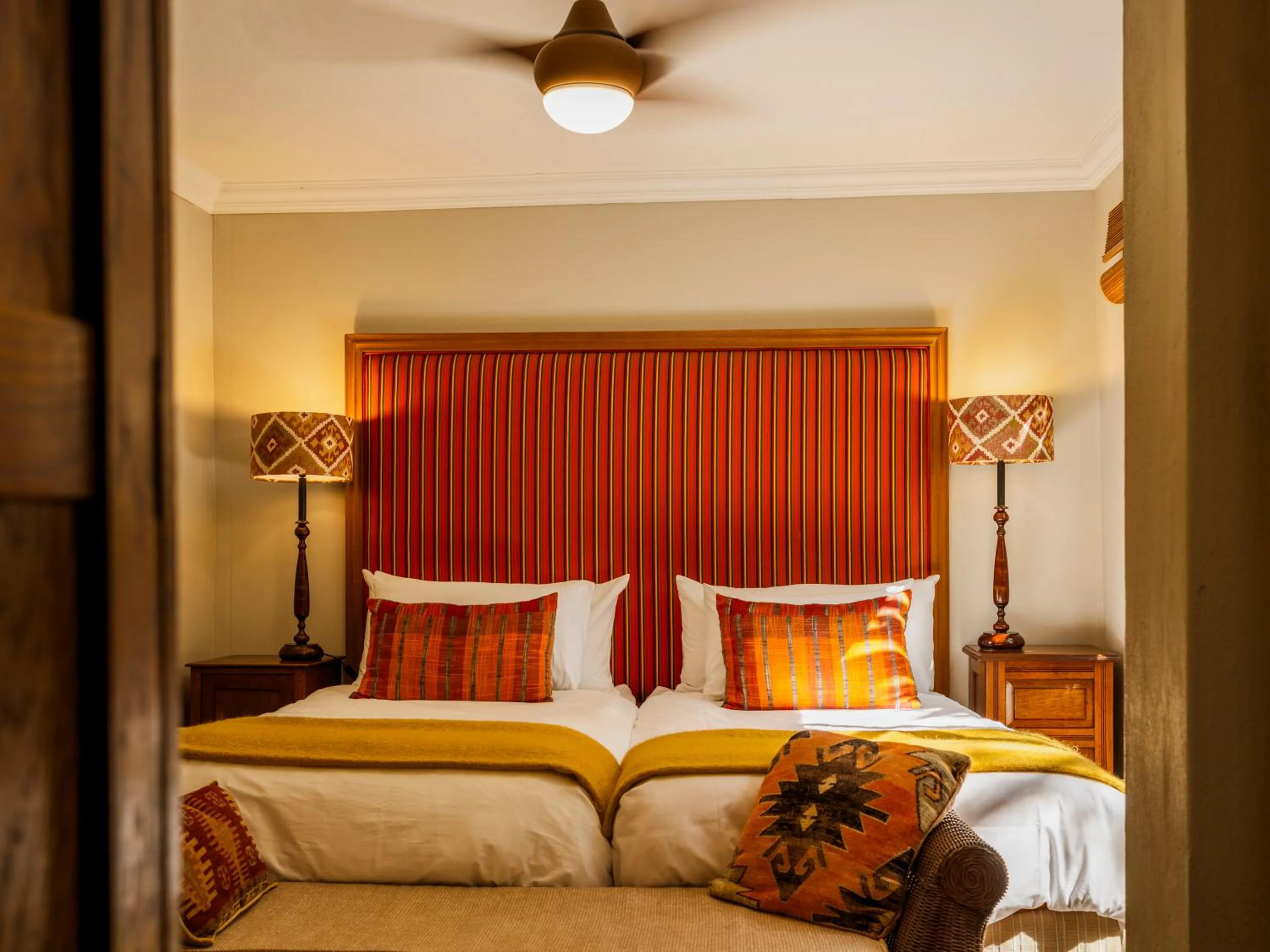 Bed in Moontide Riverside Lodge