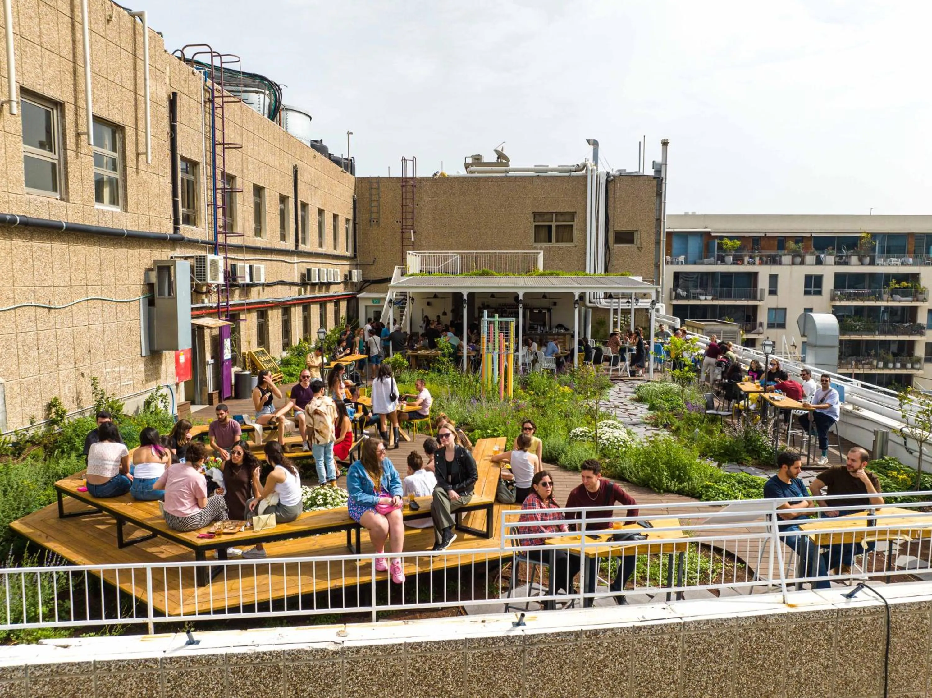 Bird's eye view in Abraham Tel Aviv