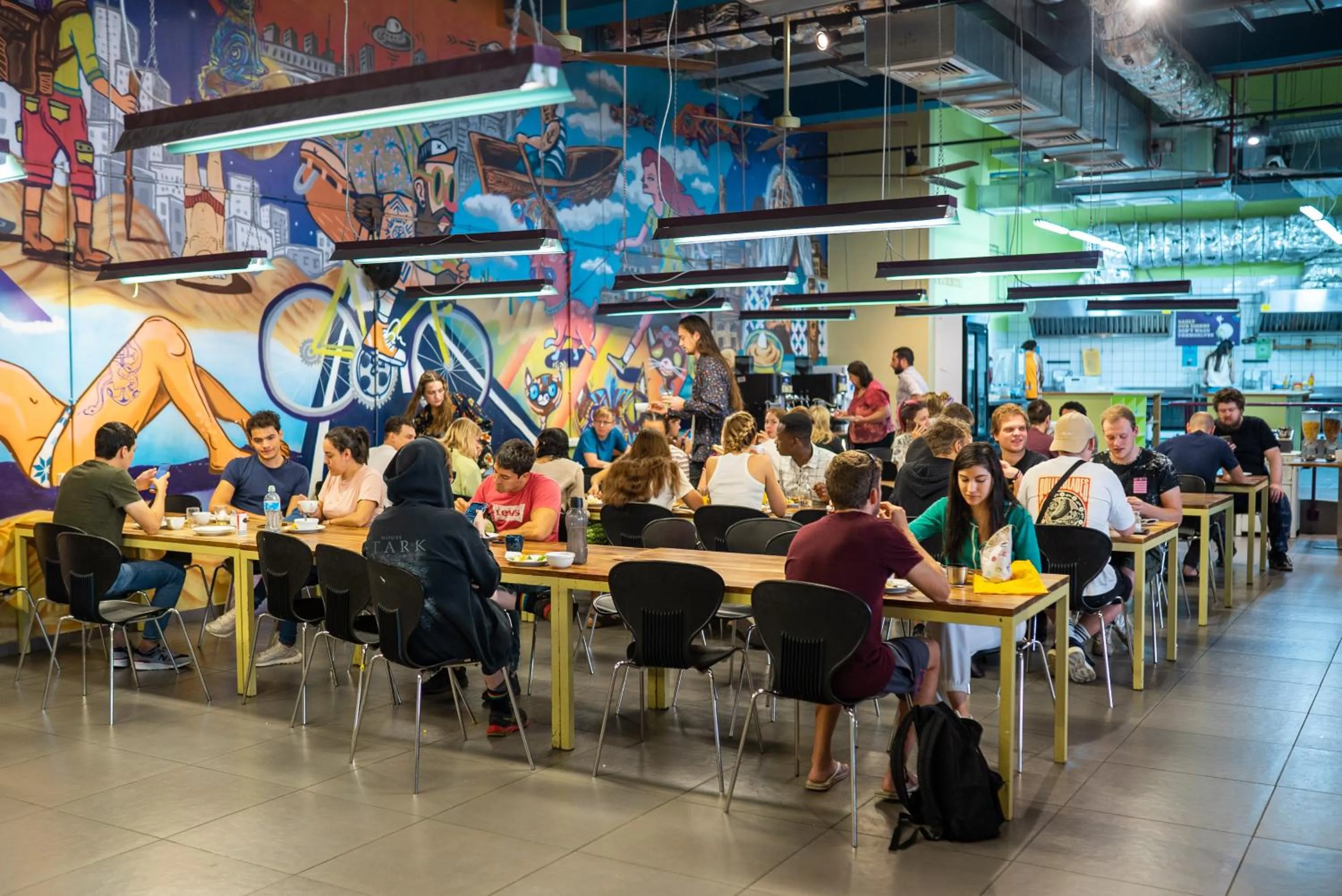 Buffet breakfast in Abraham Tel Aviv