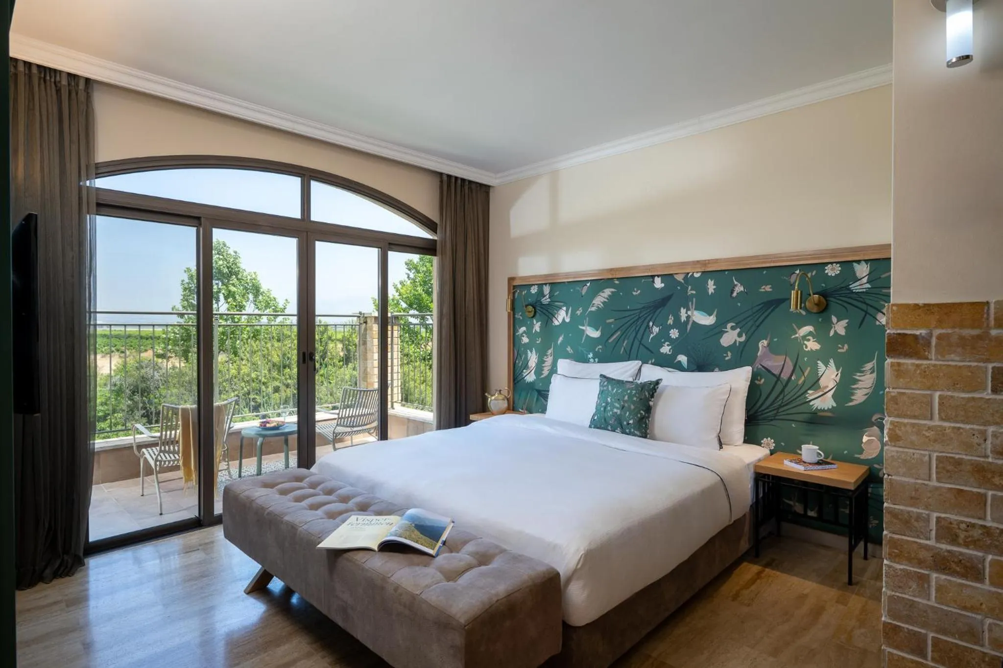 Bed in Galilion Hotel