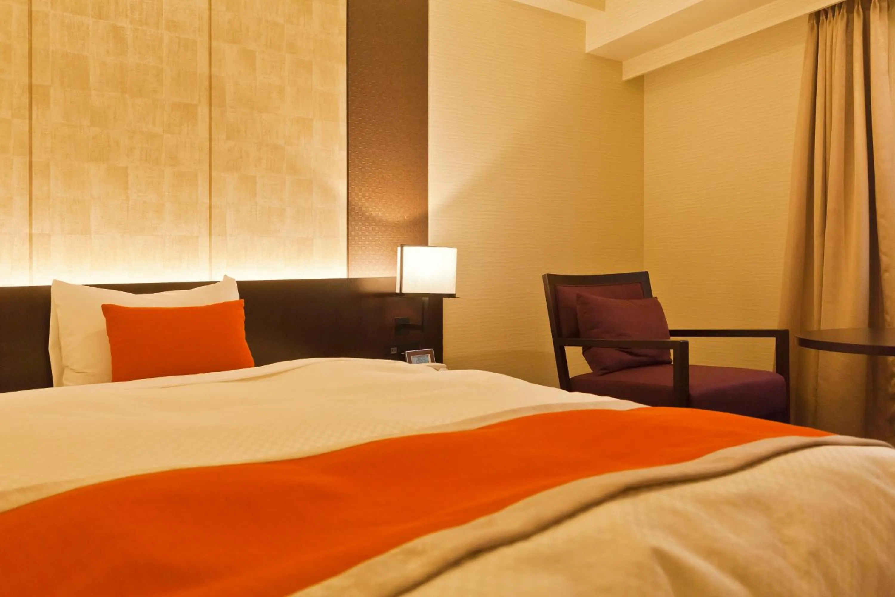 Bed in Morioka Grand Hotel Annex