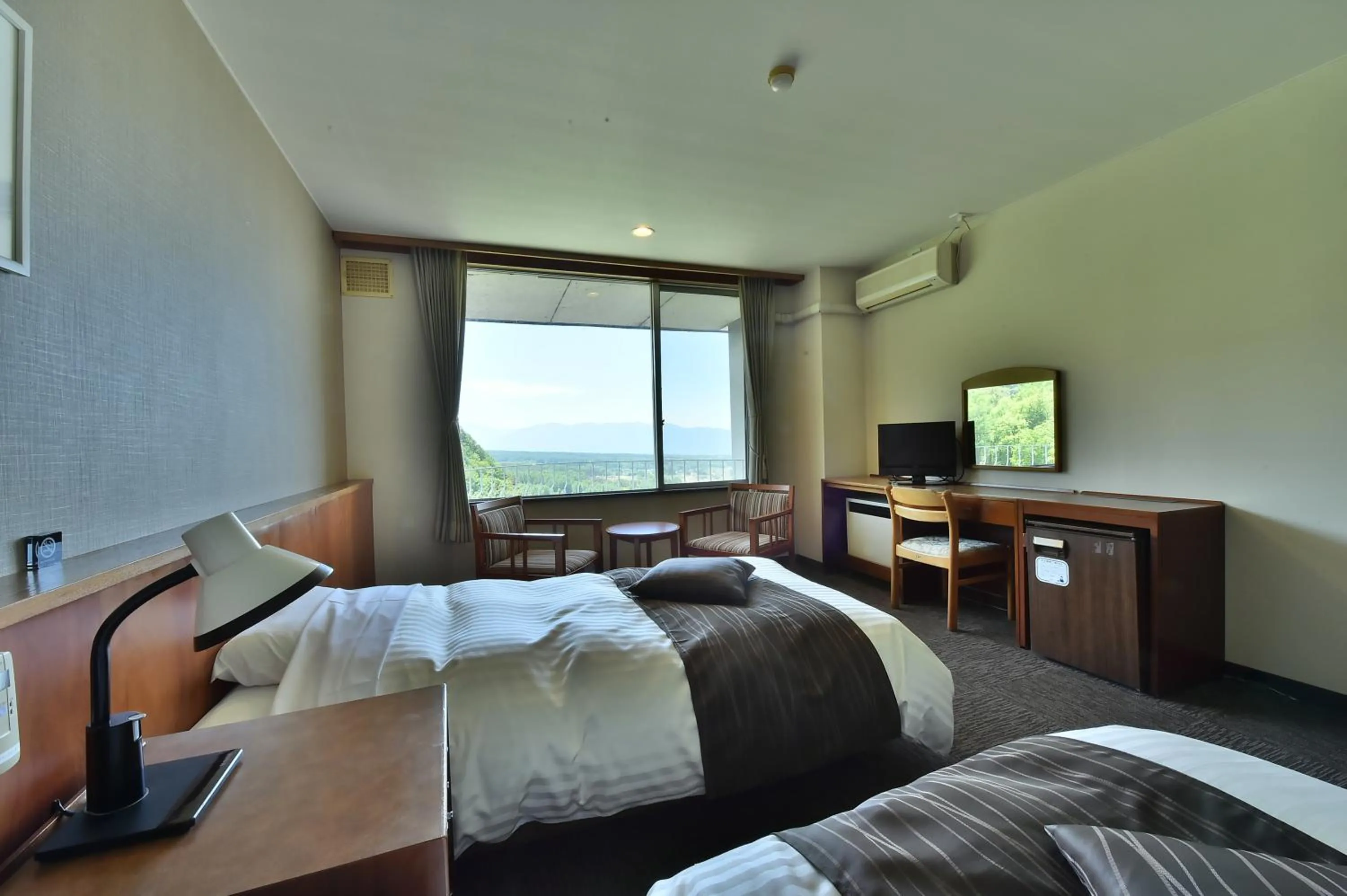 Bed in Tateshina Park Hotel