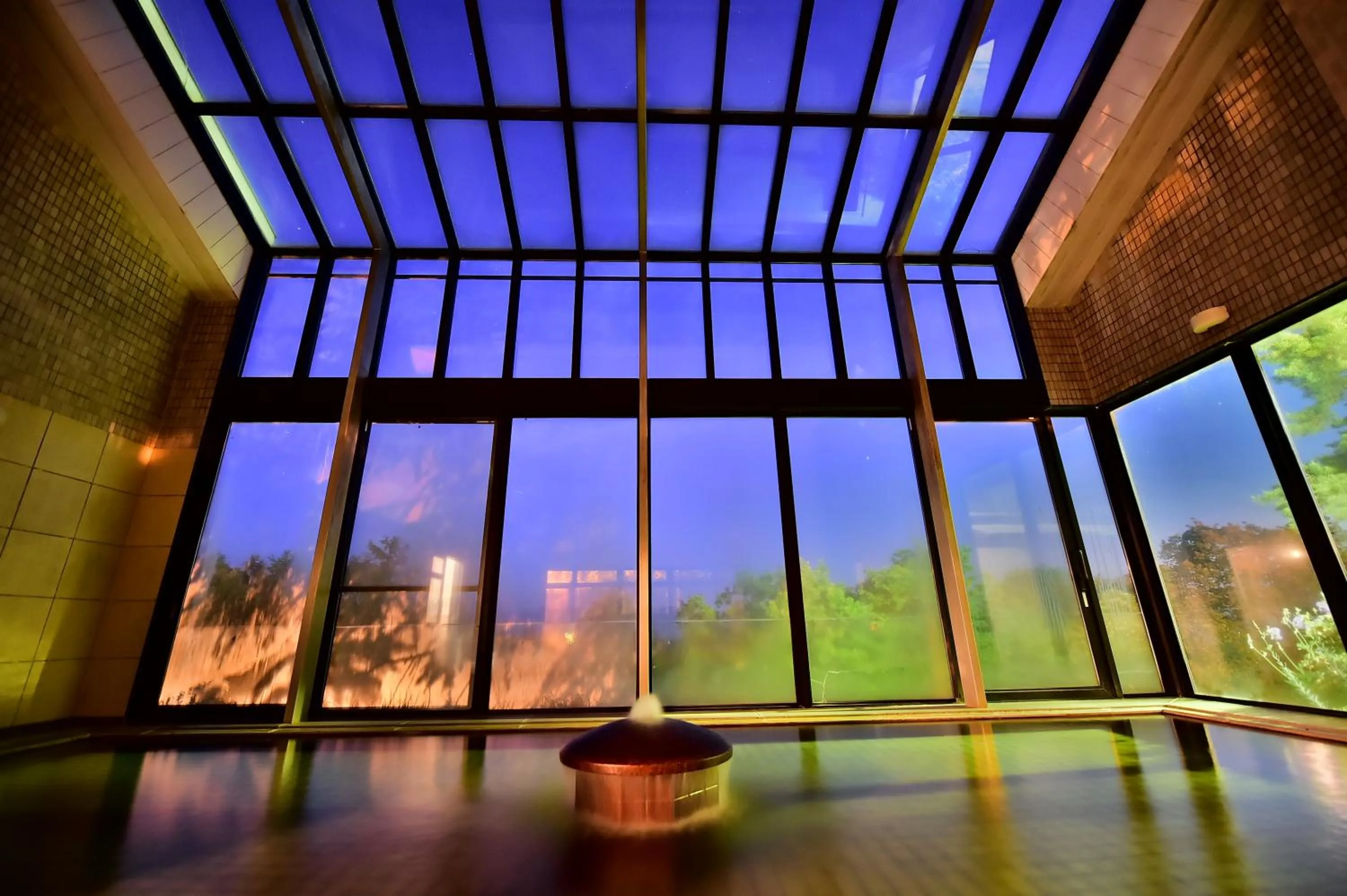 Hot Spring Bath in Tateshina Park Hotel