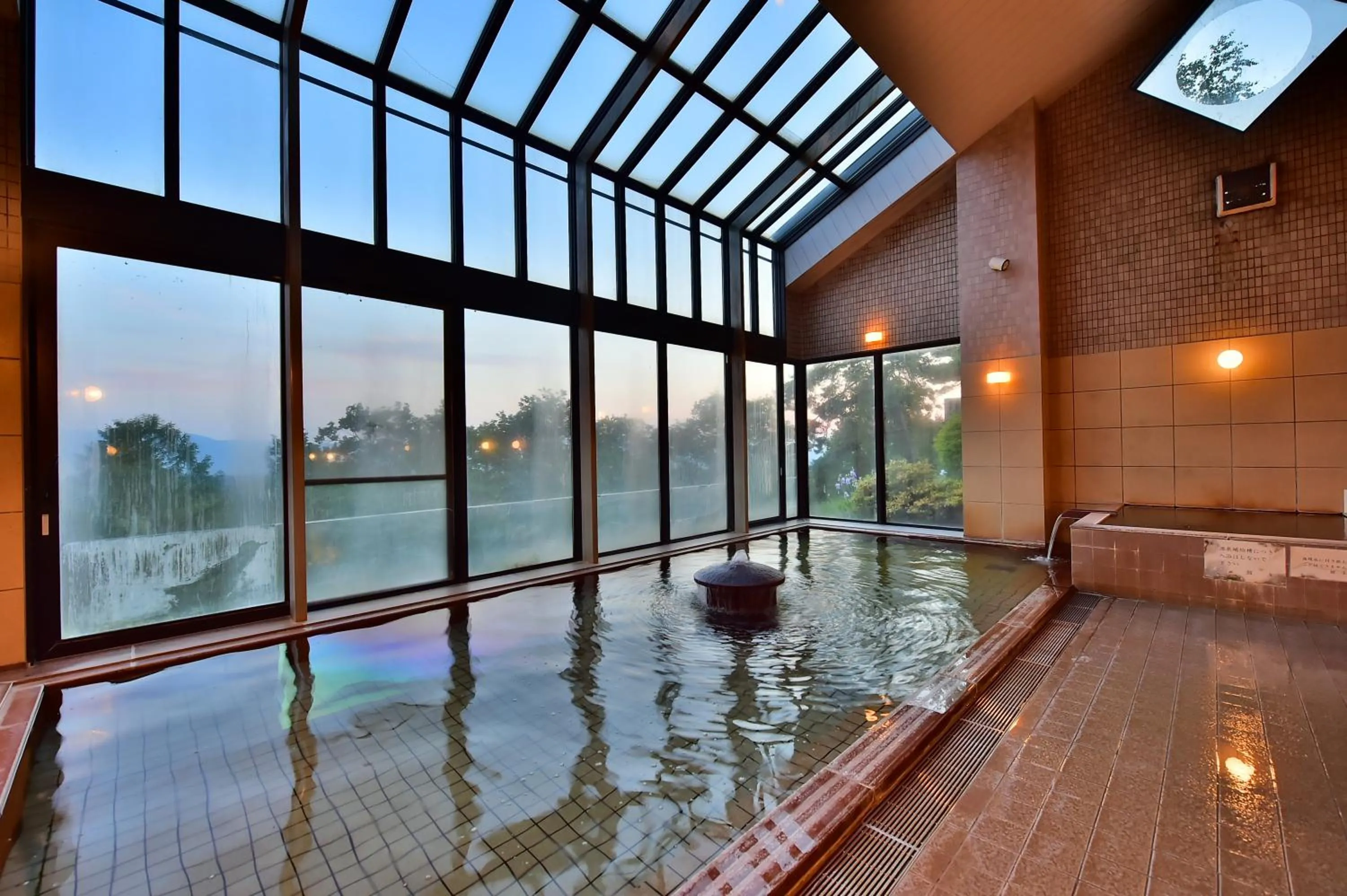 Hot Spring Bath in Tateshina Park Hotel