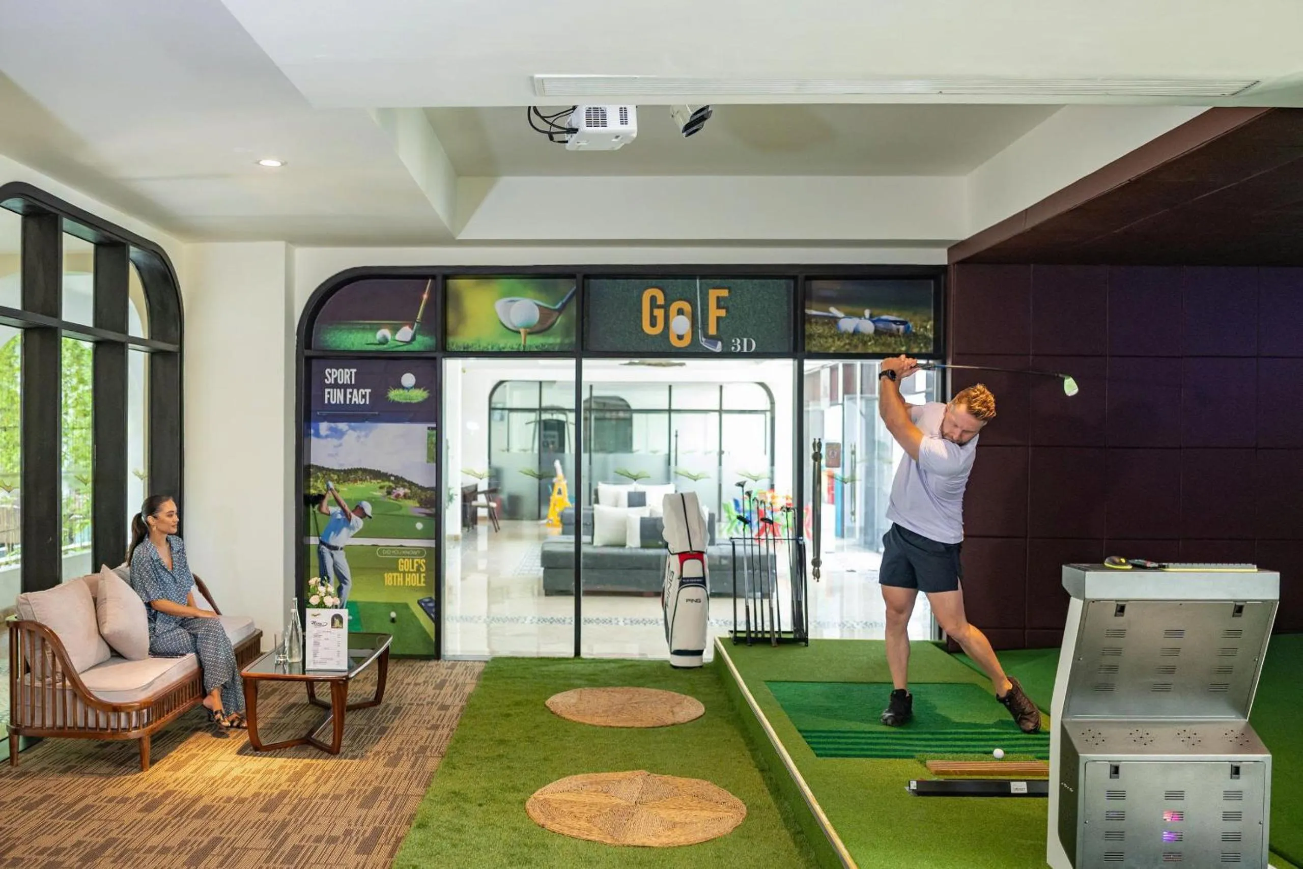 Minigolf in Lasenta Boutique Hotel Hoian