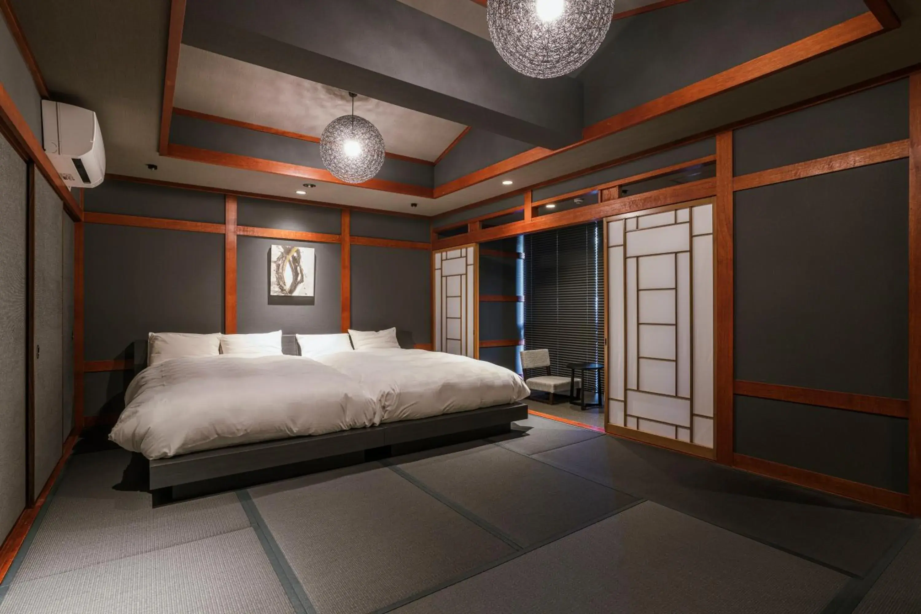 Bed in Shinzan Kinosaki Bed in Shinzan Kinosaki