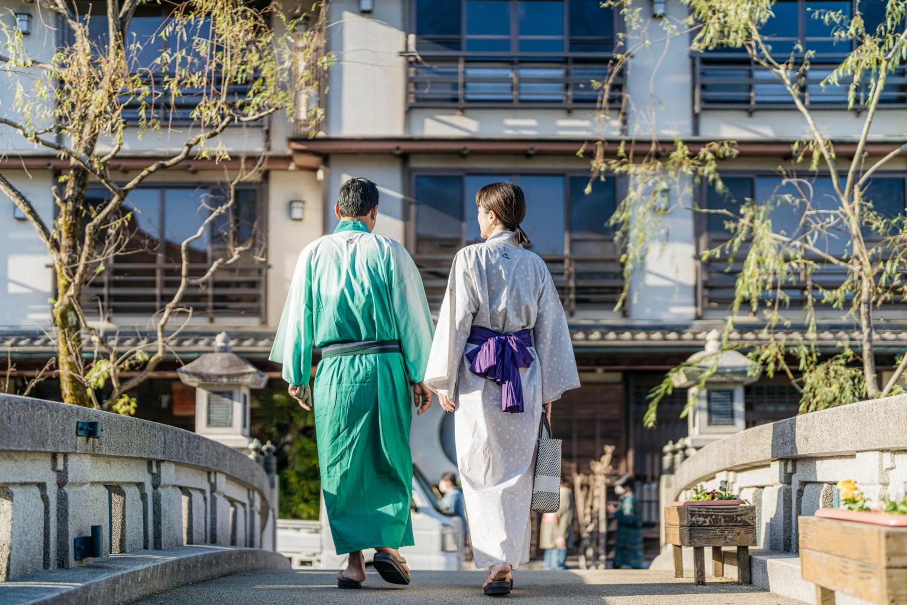 People in Shinzan Kinosaki