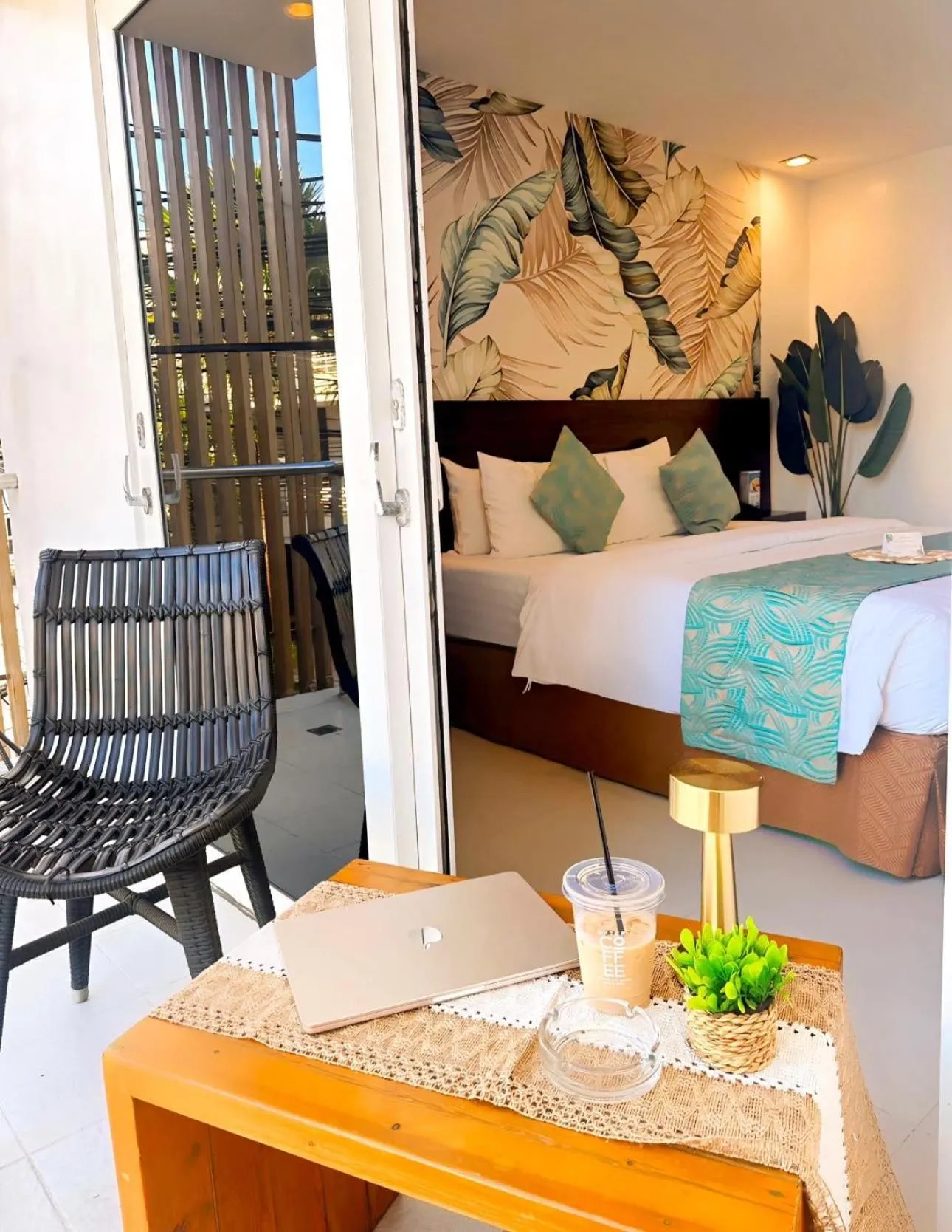 Seating area in Jony's Boutique Hotel