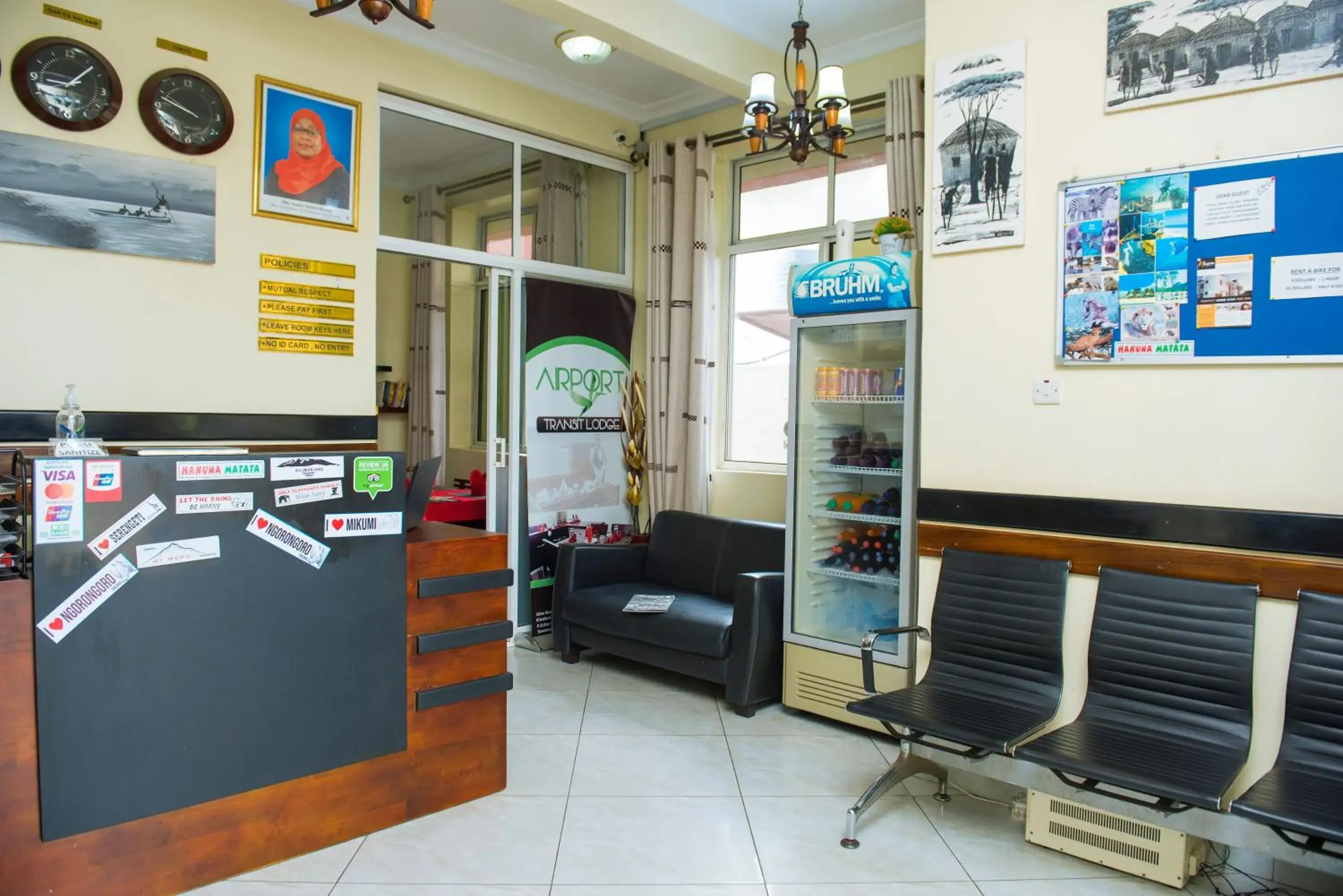 Lobby or reception in Airport Transit Lodges Lobby or reception in Airport Transit Lodges