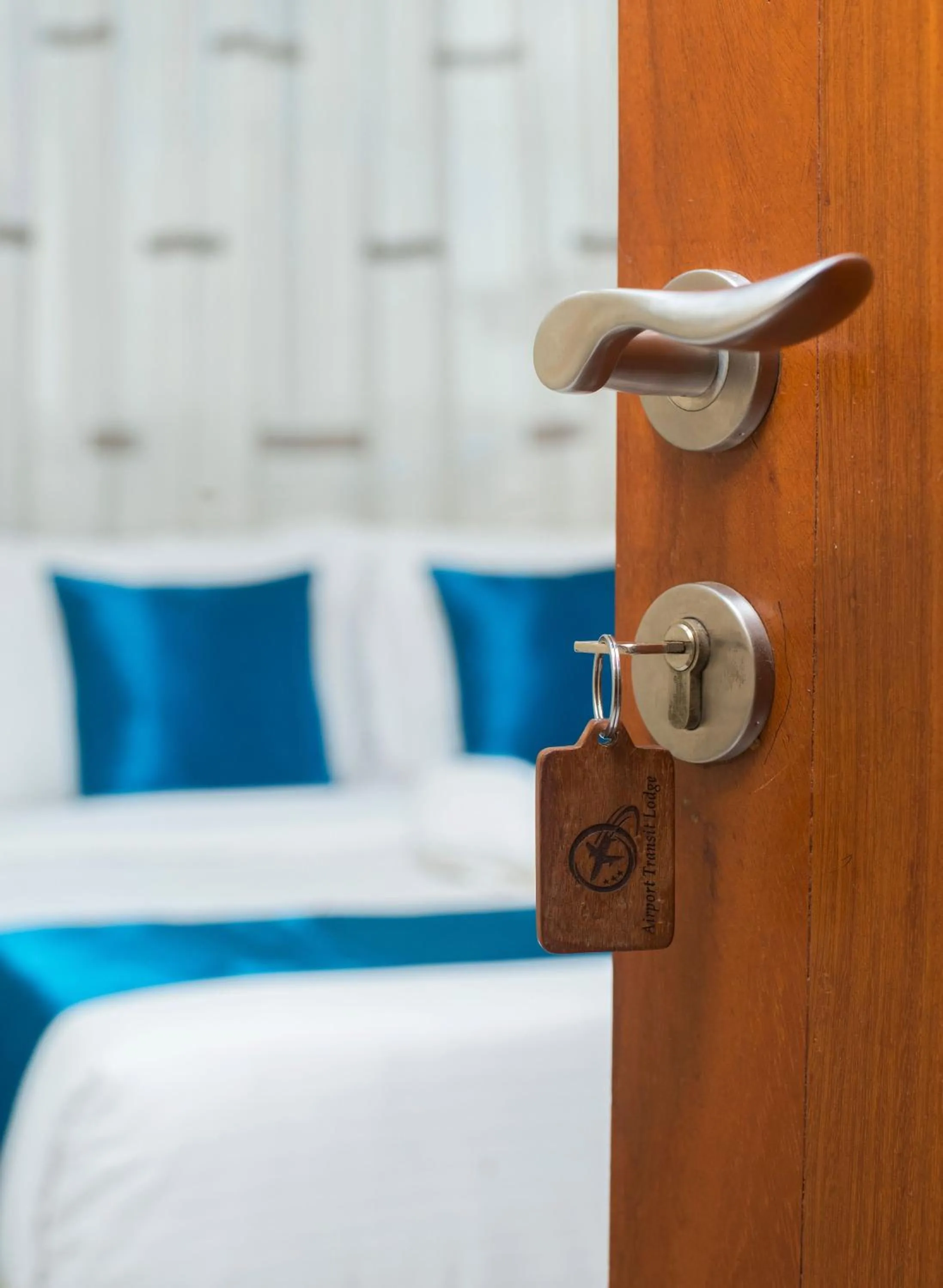 Decorative detail, Bed in Airport Transit Lodges