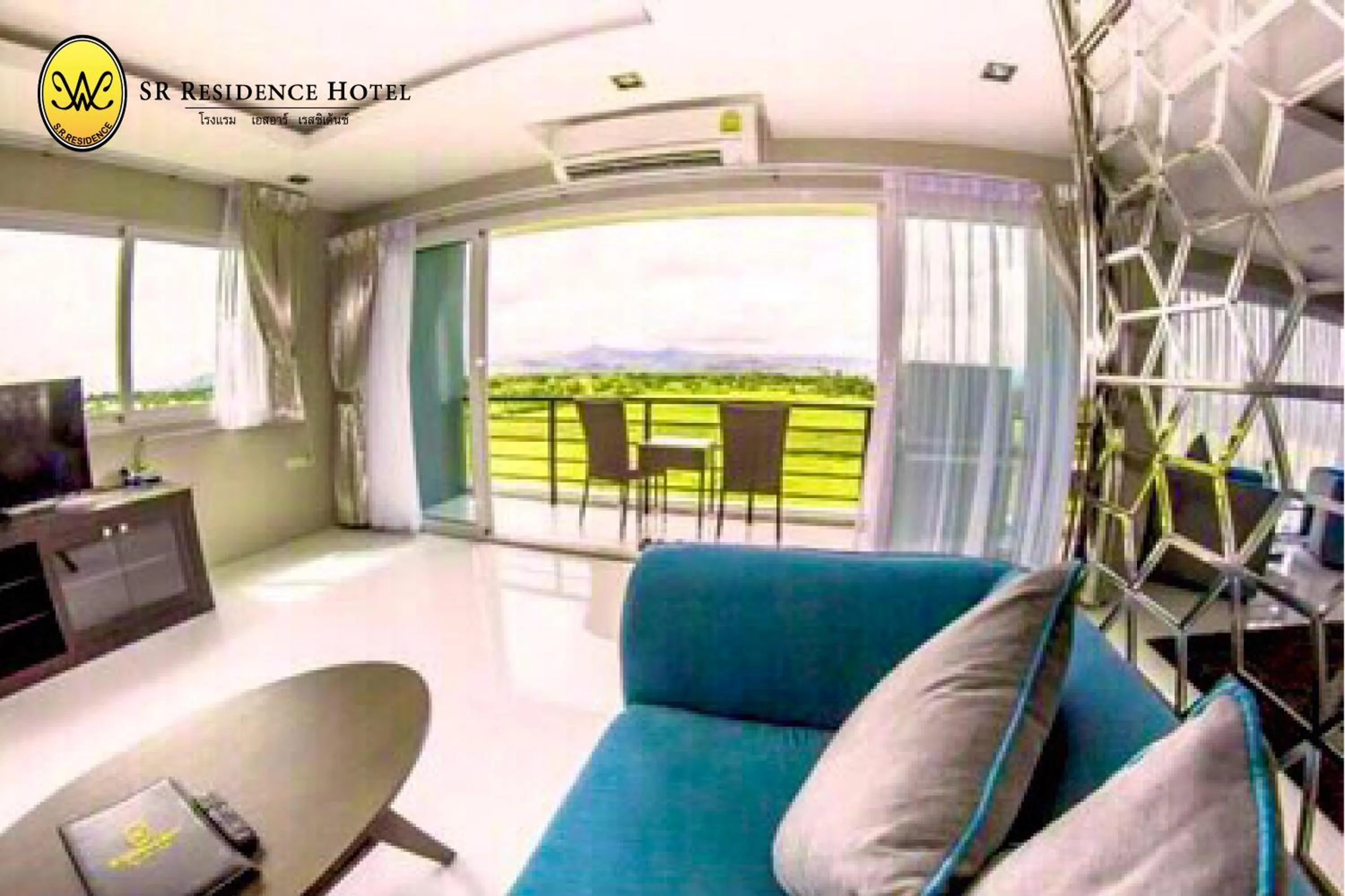 Seating area in SR Residence Hotel