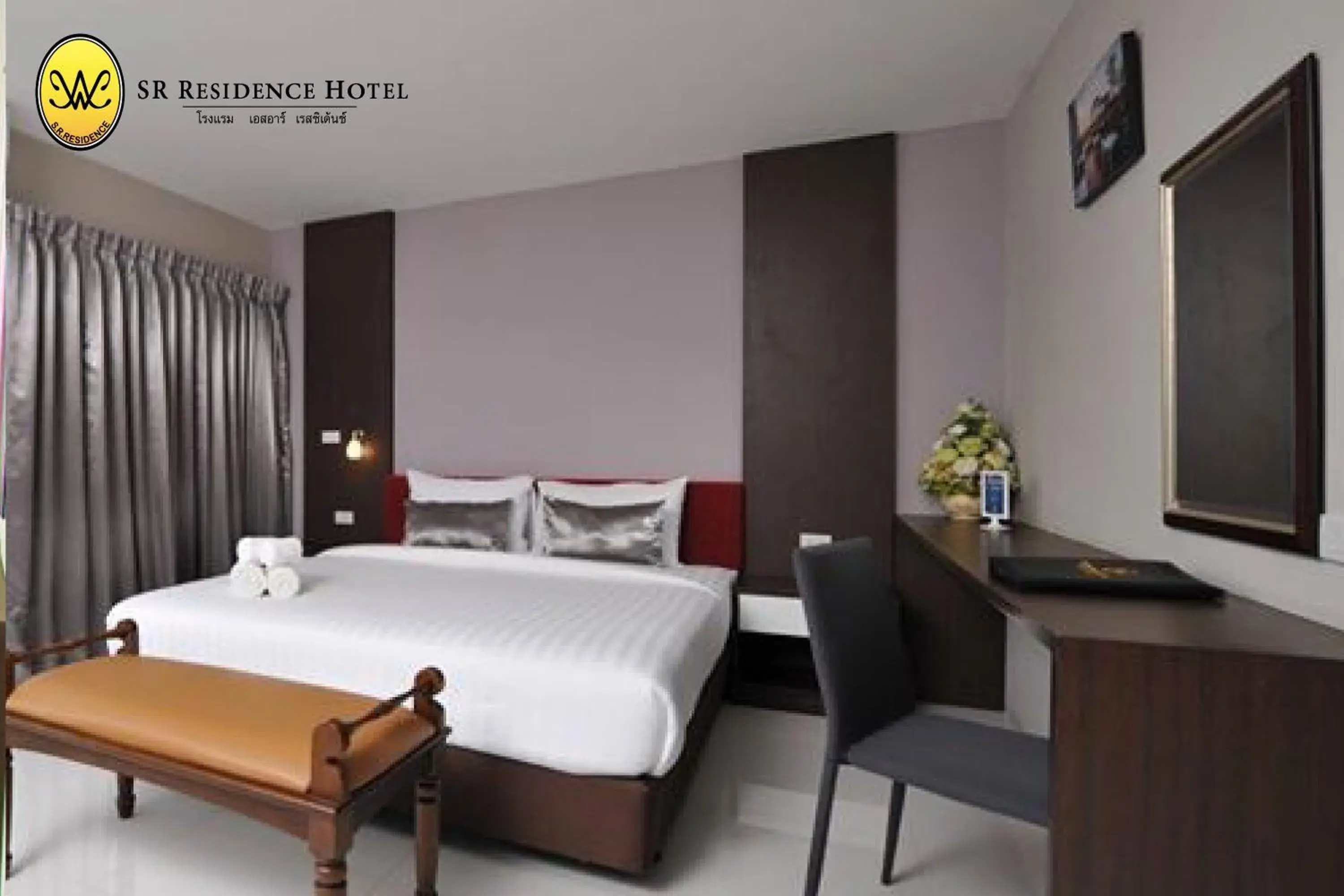 Photo of the whole room, Bed in SR Residence Hotel Photo of the whole room, Bed in SR Residence Hotel