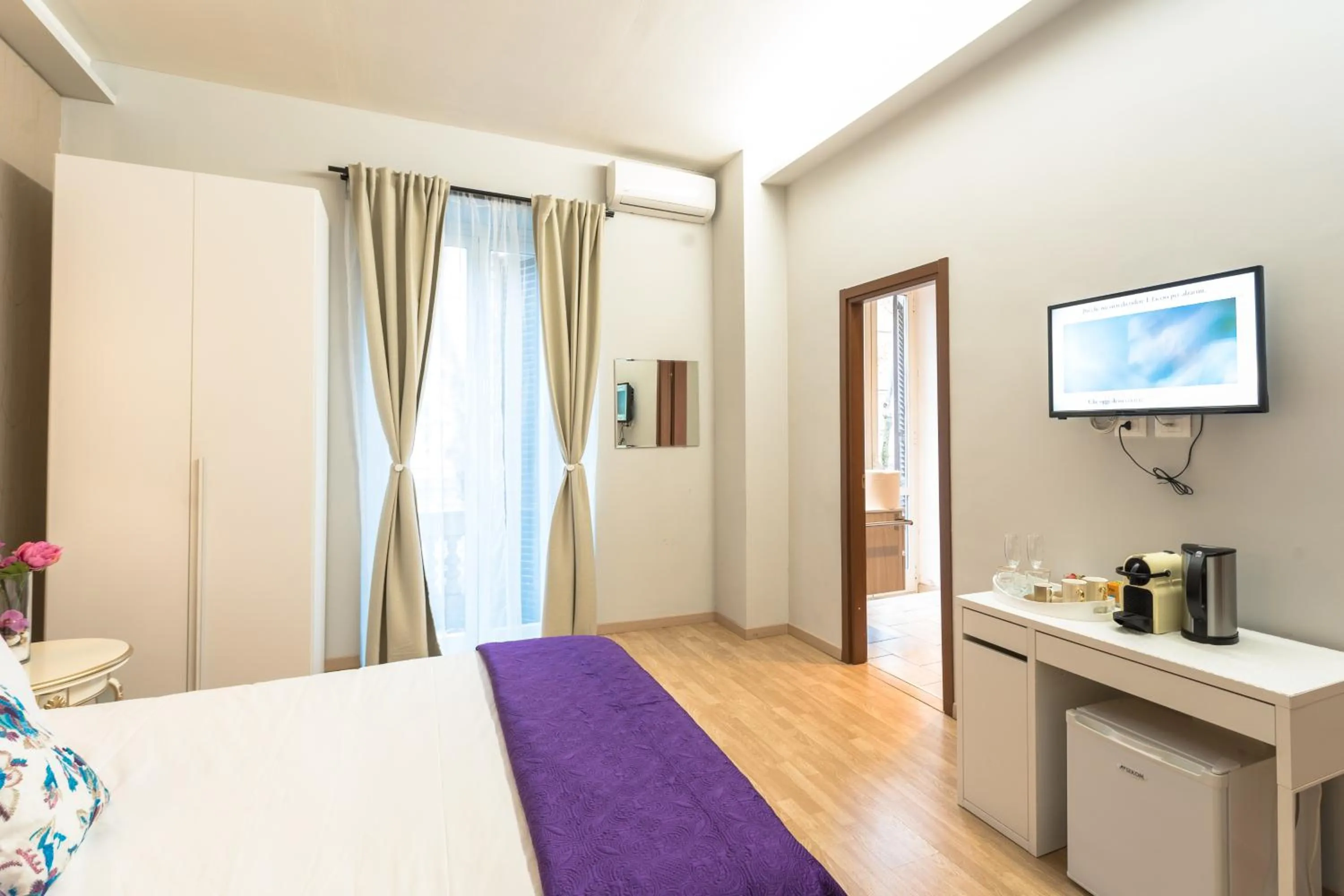 Bed in BQ House Milizie Luxury Rooms