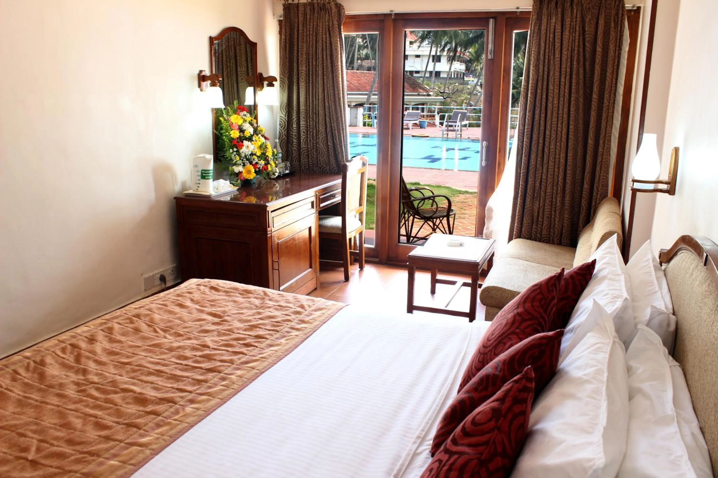 Bed in KTDC Samudra Beach Resort