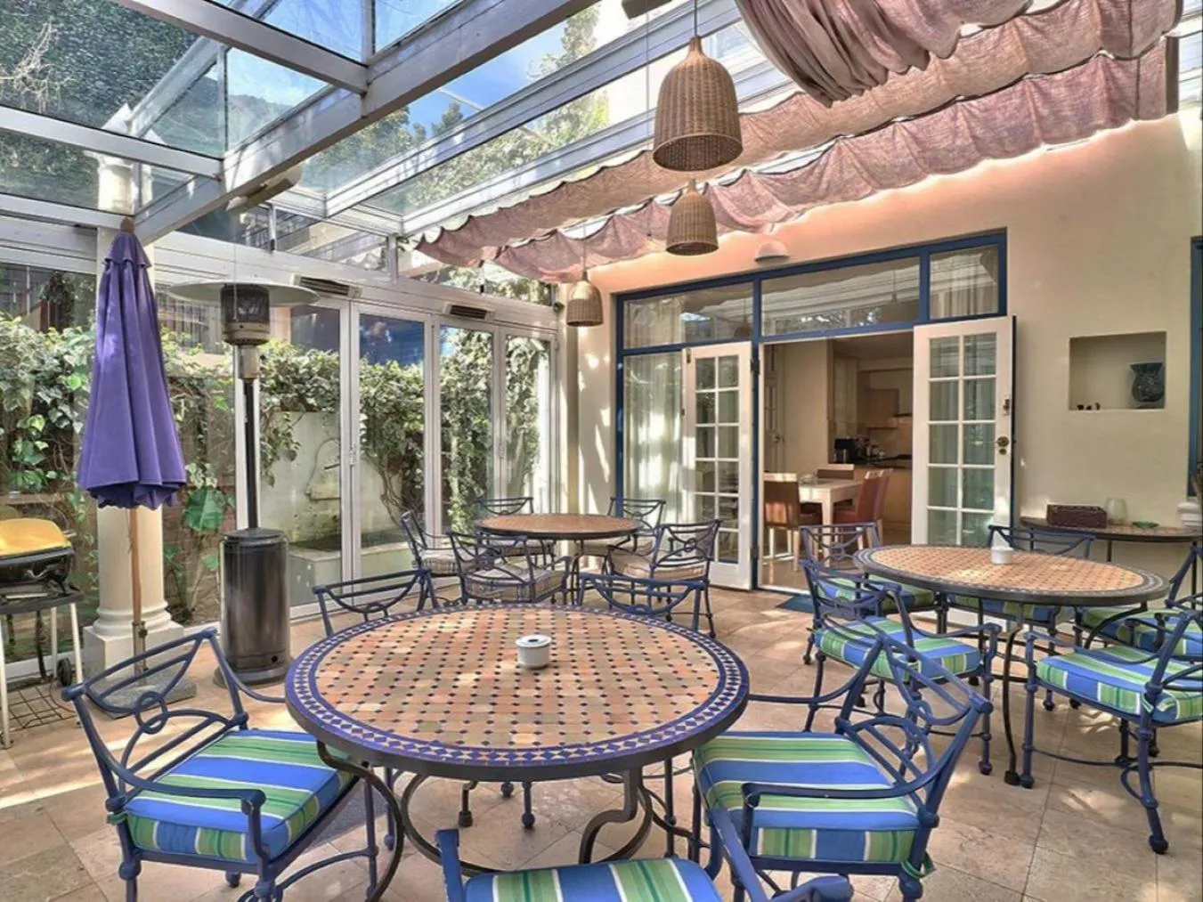 Dining area in The Walden Suites