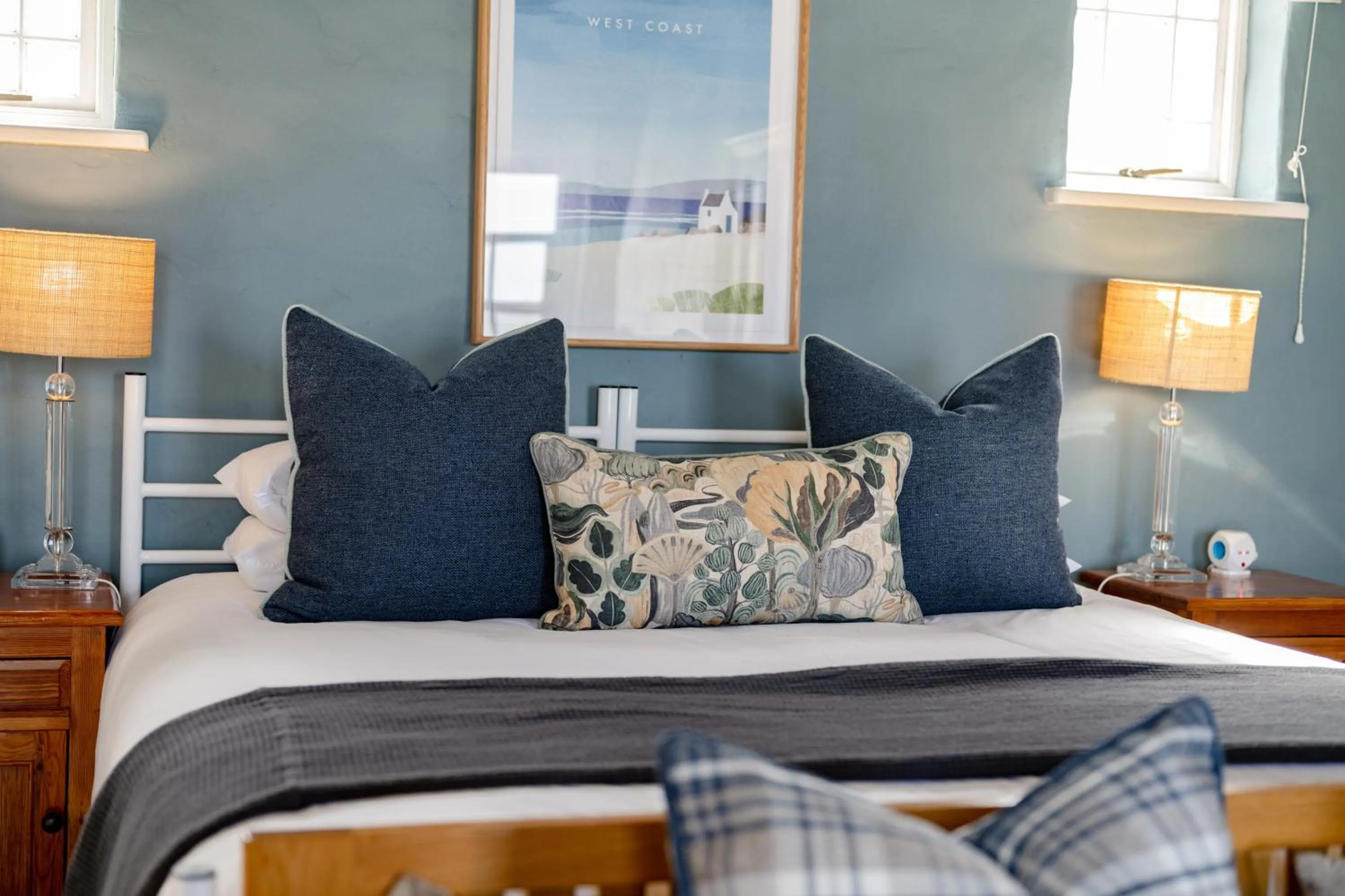Decorative detail, Bed in The Farmhouse Hotel