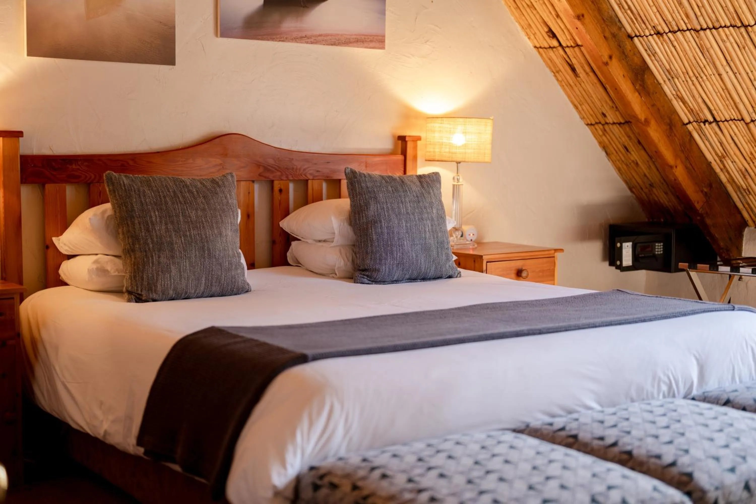 Bed in The Farmhouse Hotel