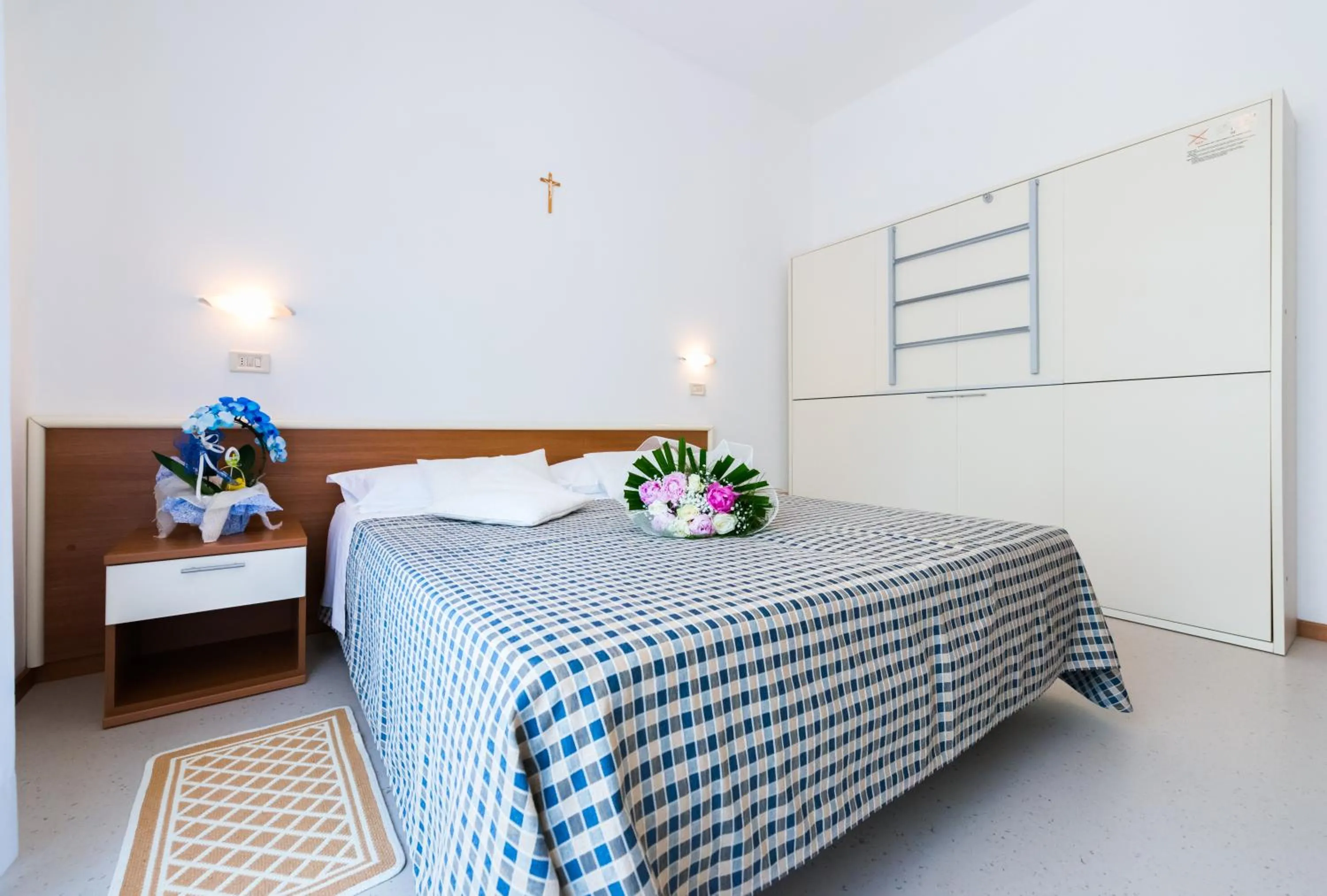 Bed in Hotel Lem-Casadei