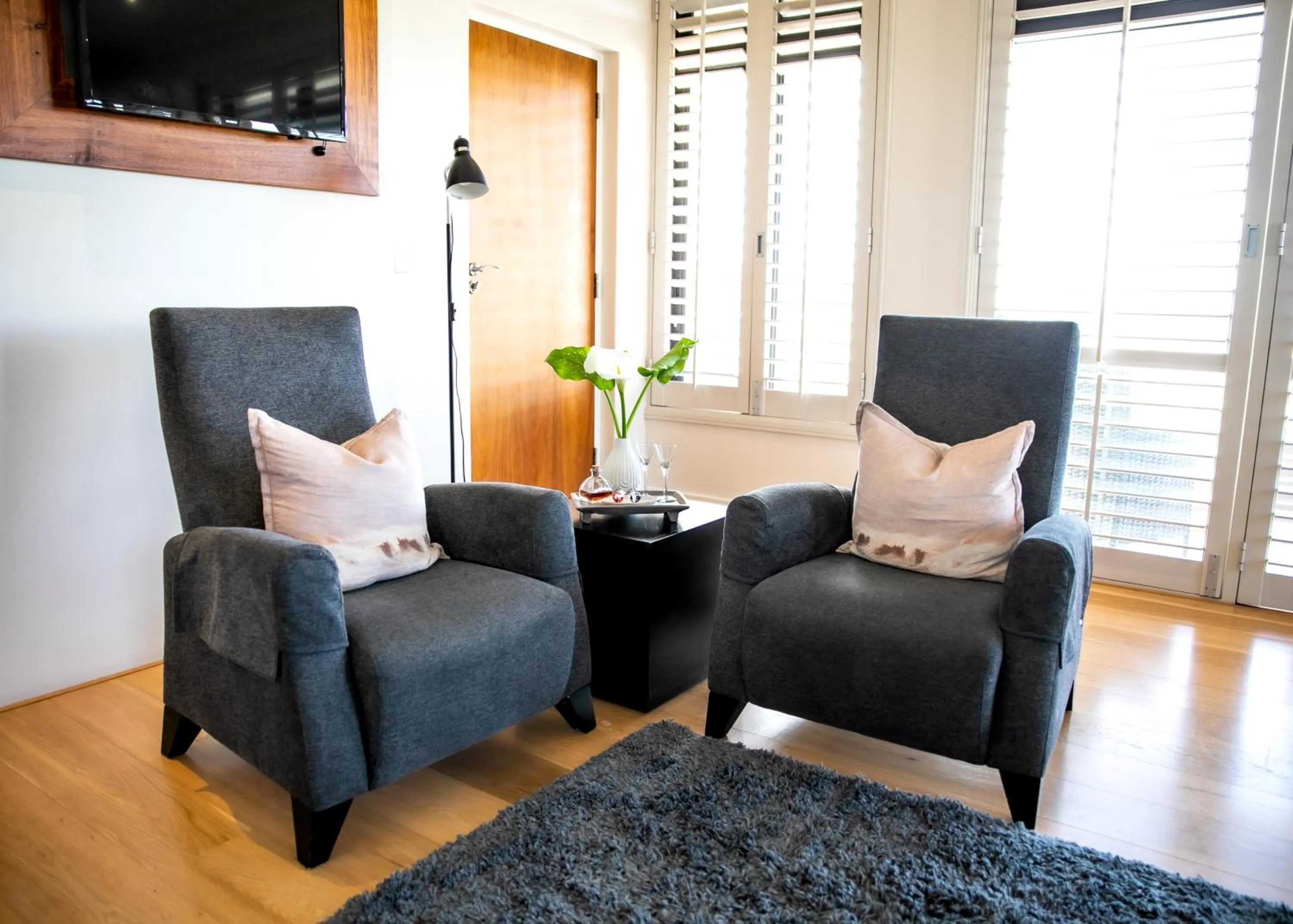 Seating area in Selkirk House