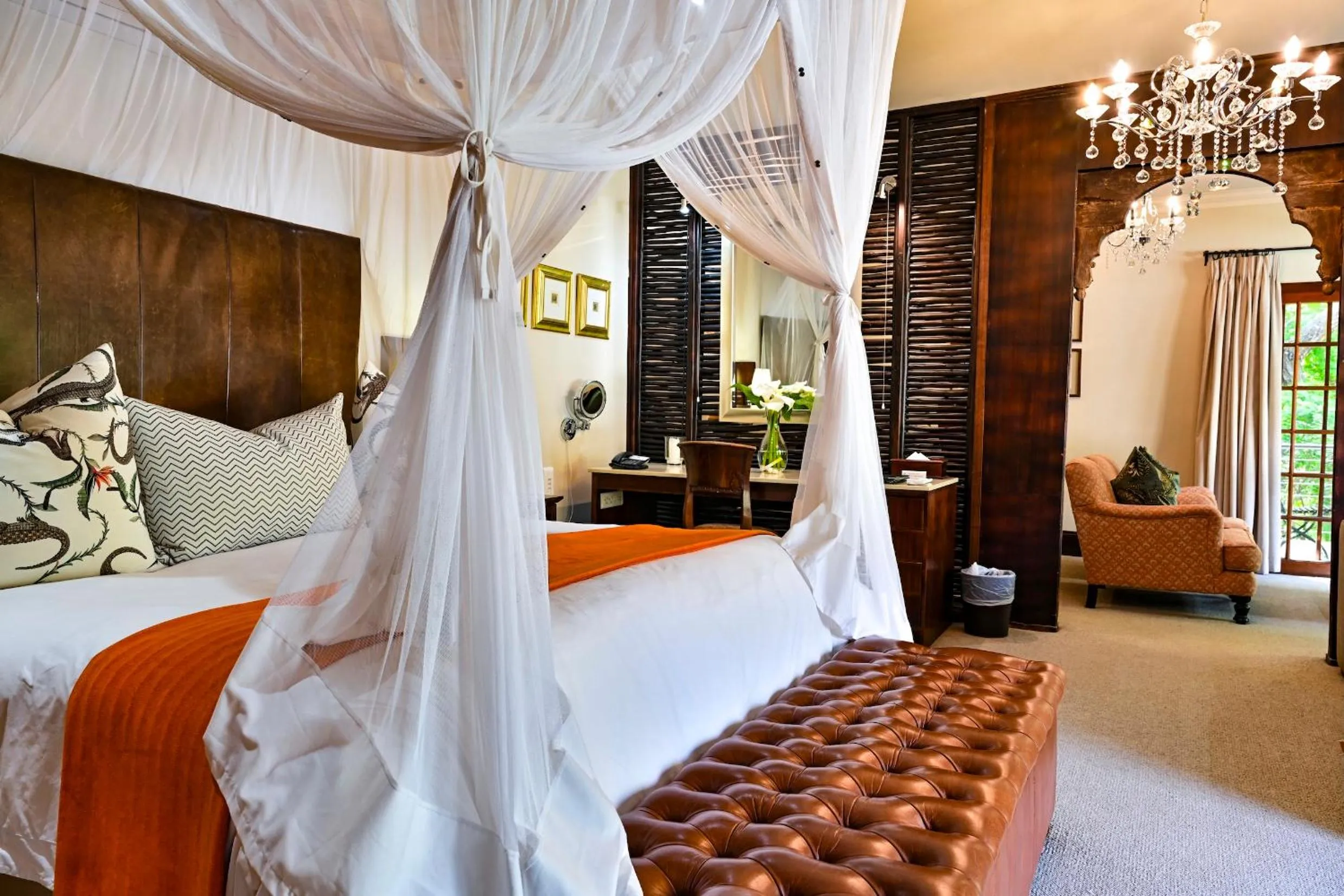 Bed in Woodall Country House and Spa