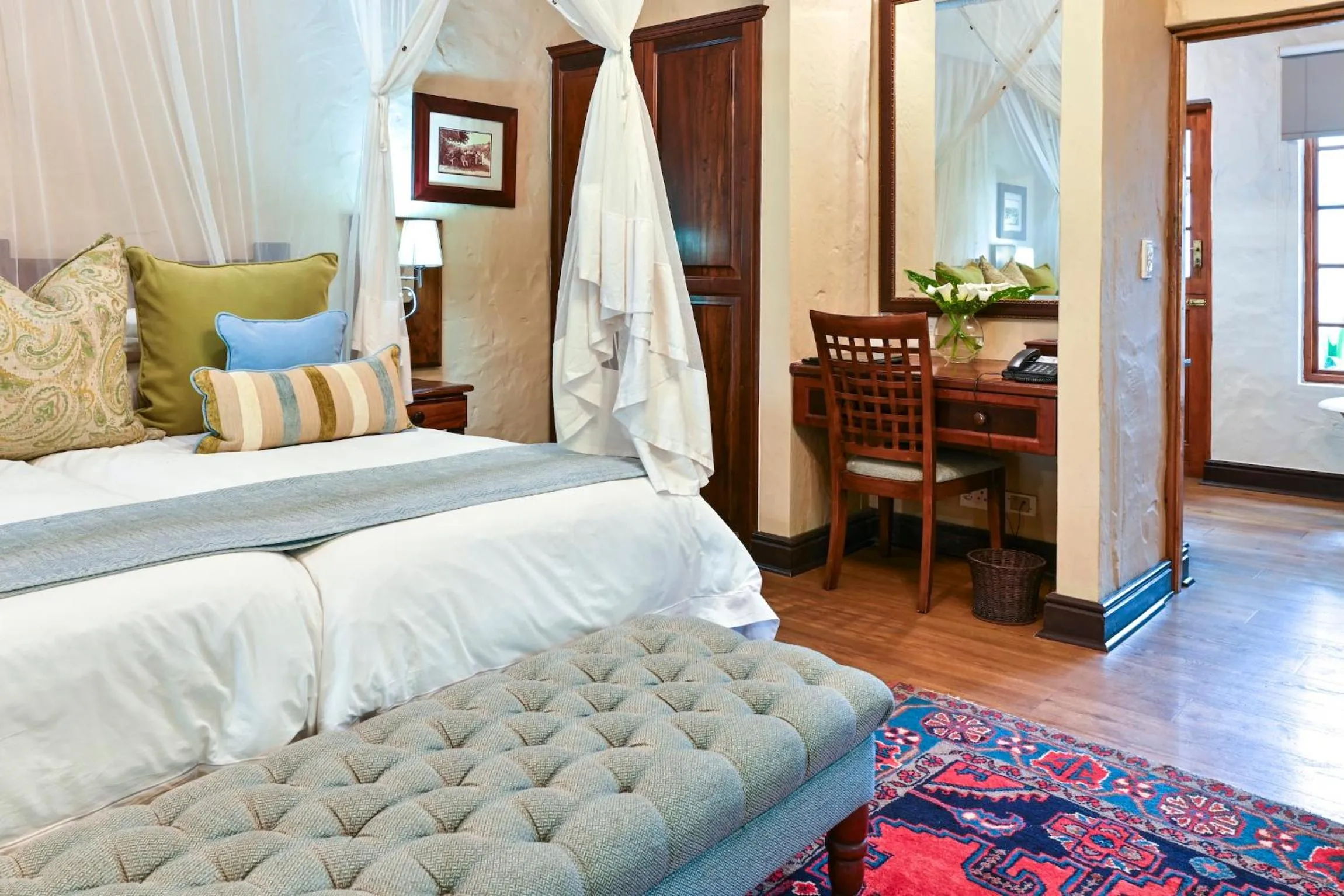 Bed in Woodall Country House and Spa