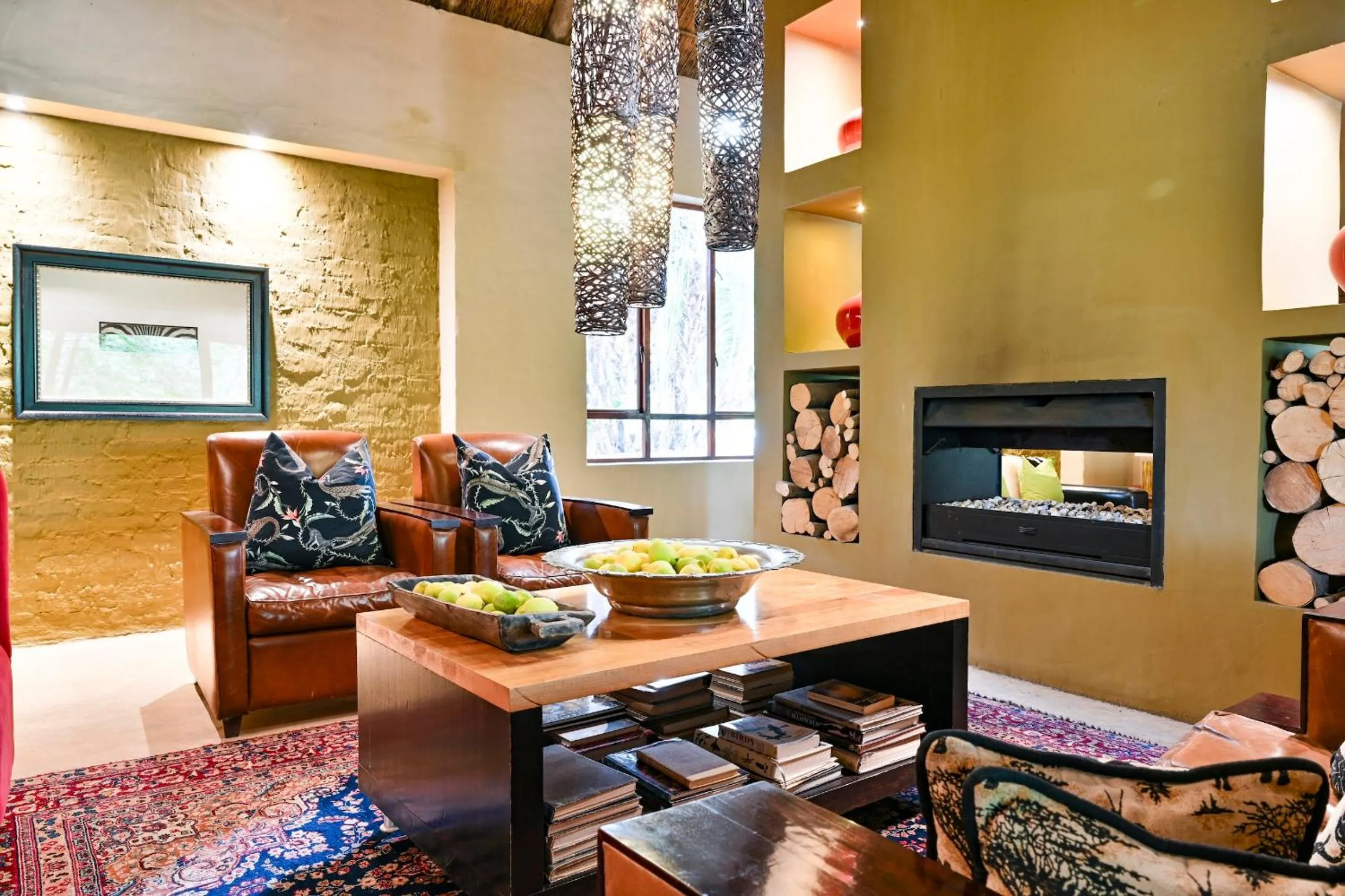 Living room in Woodall Country House and Spa