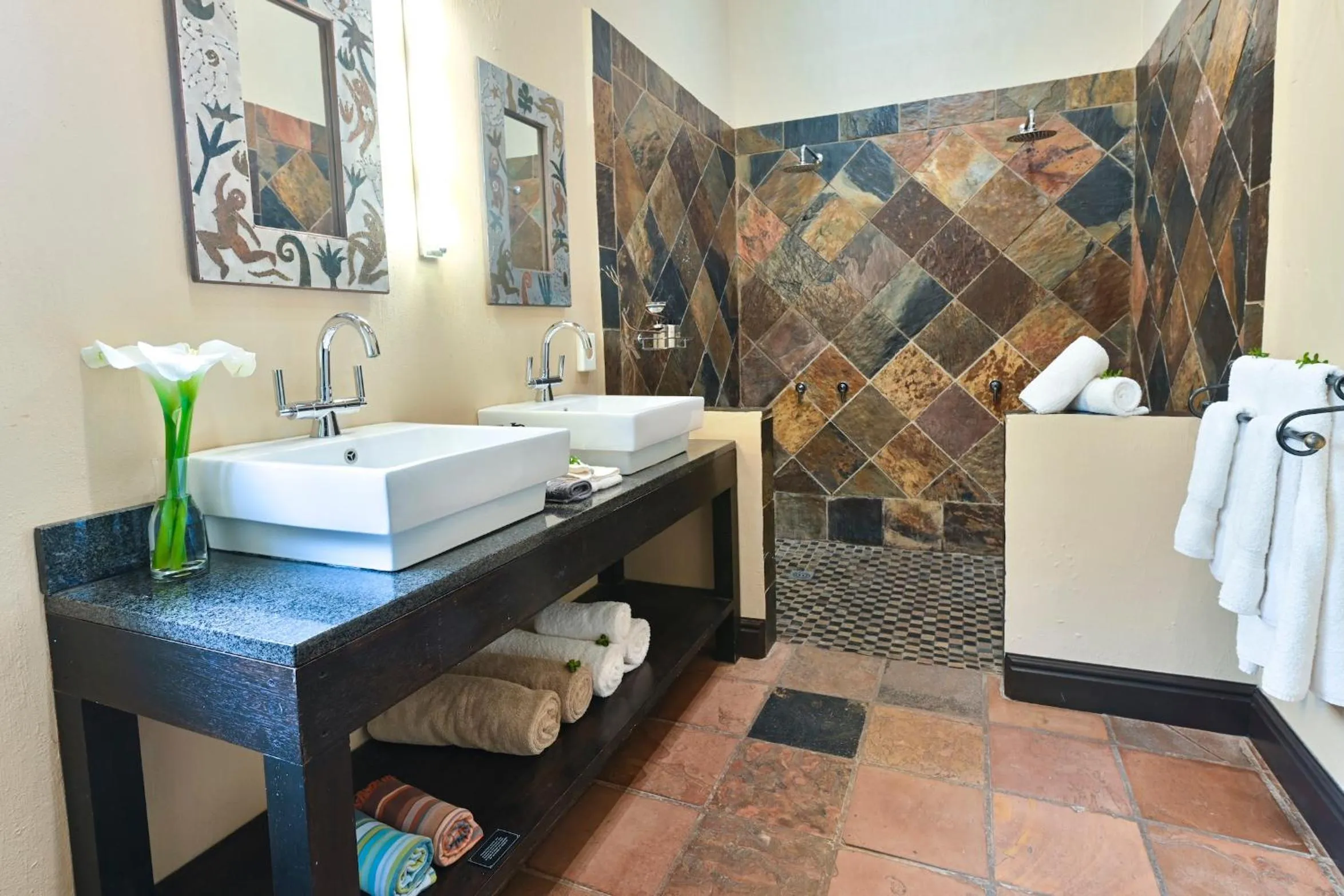 Bathroom in Woodall Country House and Spa