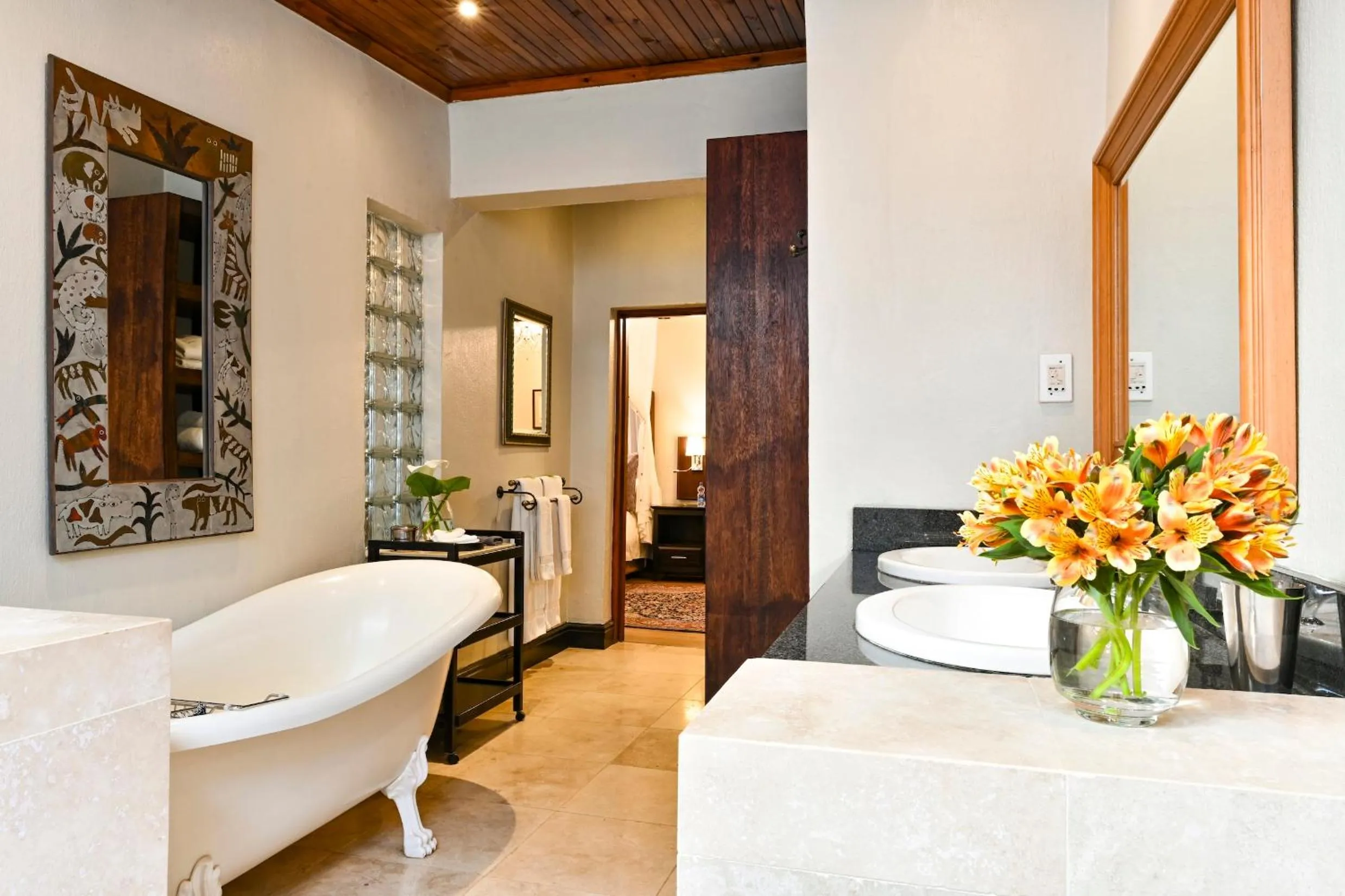 Bathroom in Woodall Country House and Spa