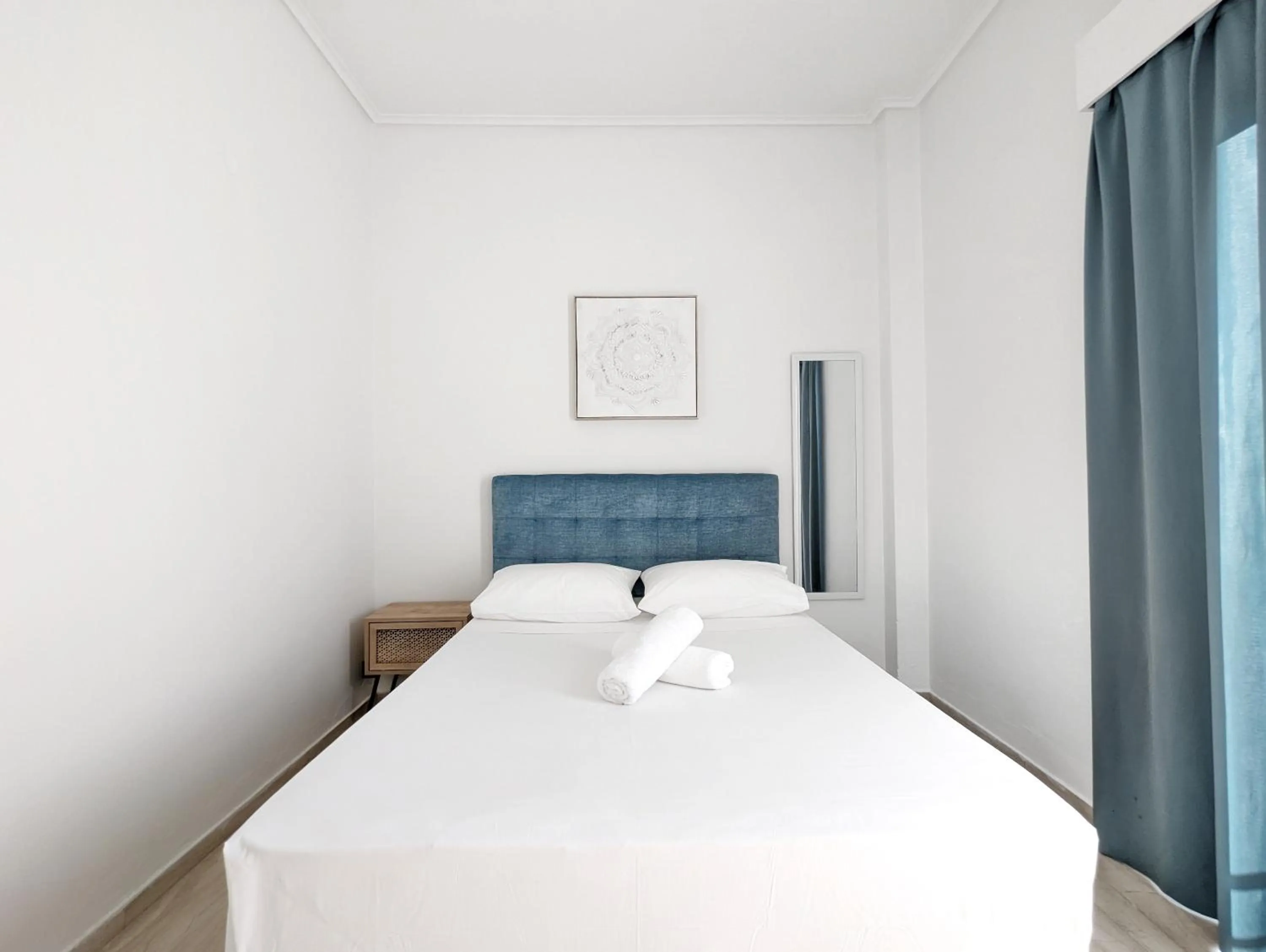 Bed in Acropolis View Dream Apartments