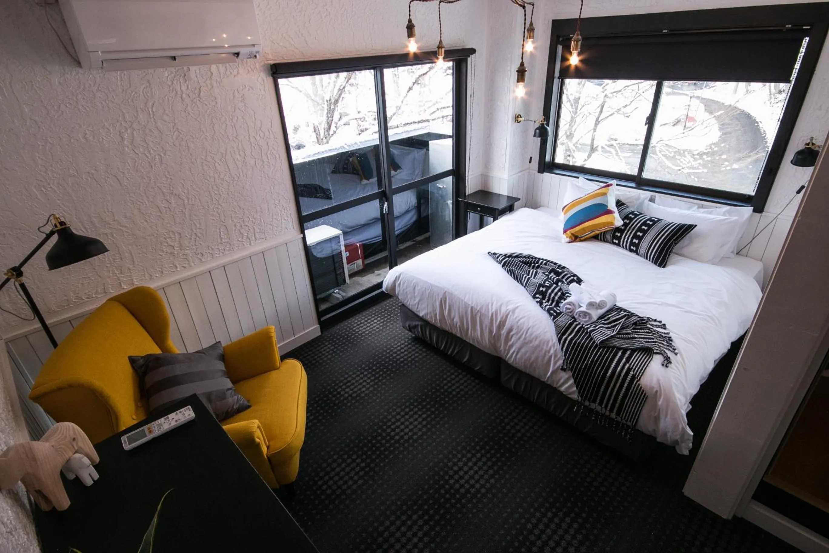 Bed in Hotel Villa Hakuba by HHG