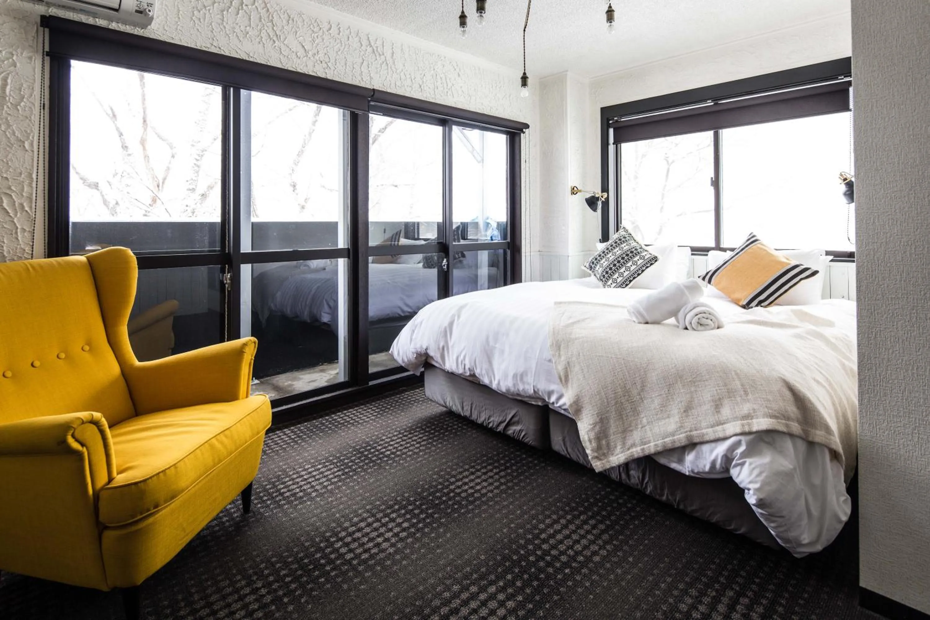 Bed in Hotel Villa Hakuba by HHG