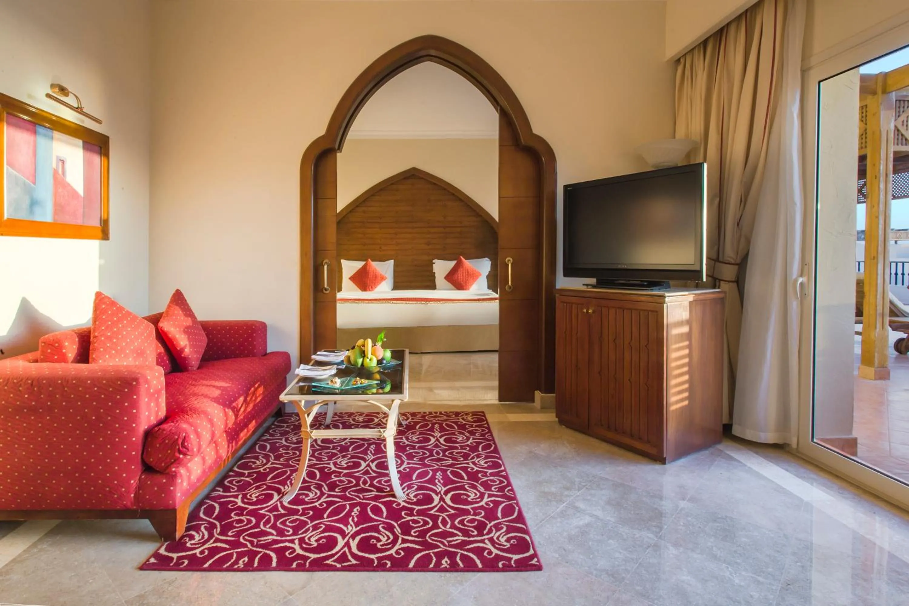 Seating area in Kempinski Hotel Soma Bay