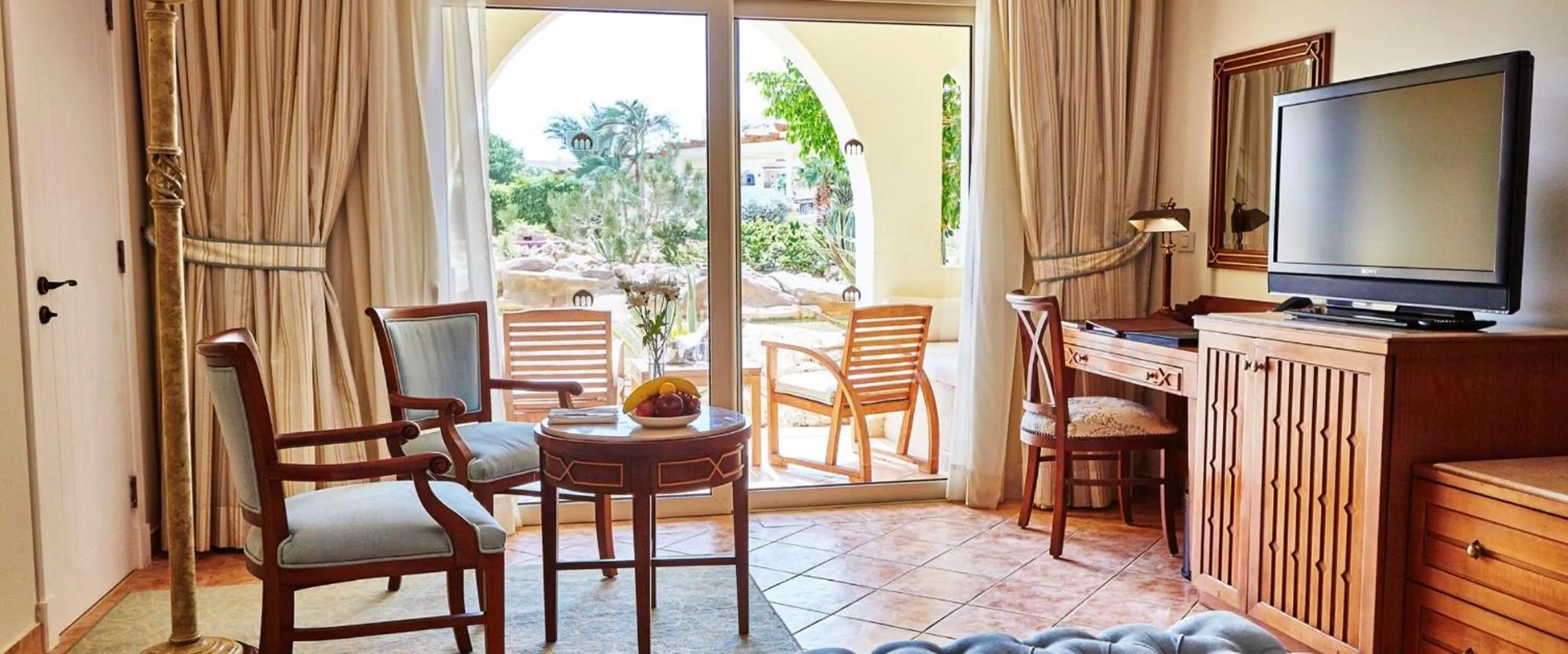 Seating area in Kempinski Hotel Soma Bay