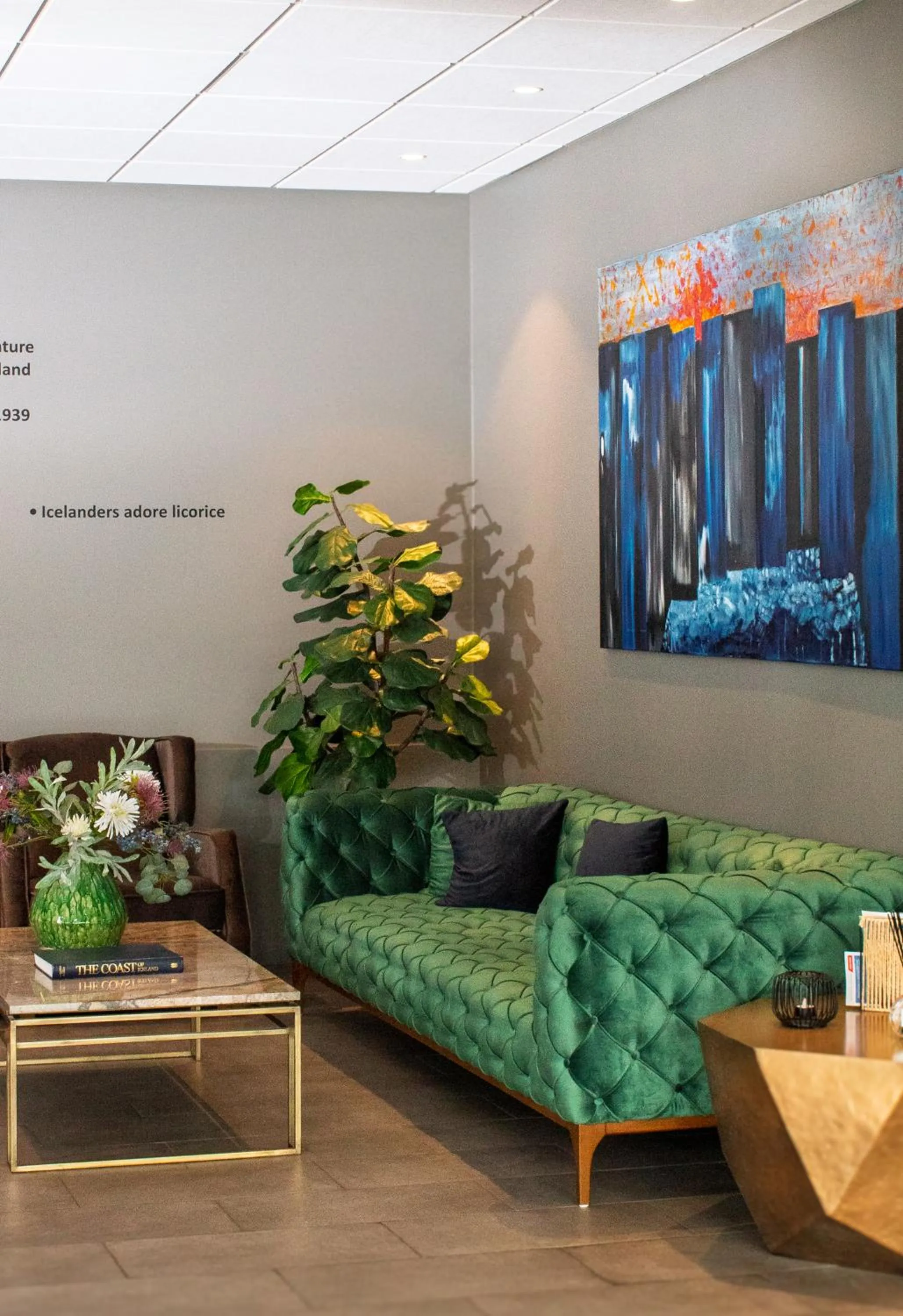 Seating area in Hotel Muli