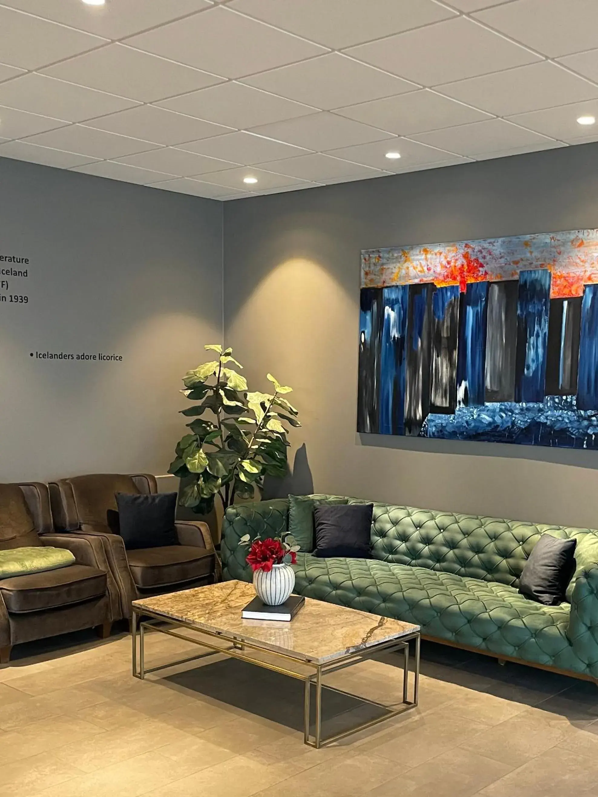 Lobby or reception in Hotel Muli Lobby or reception in Hotel Muli