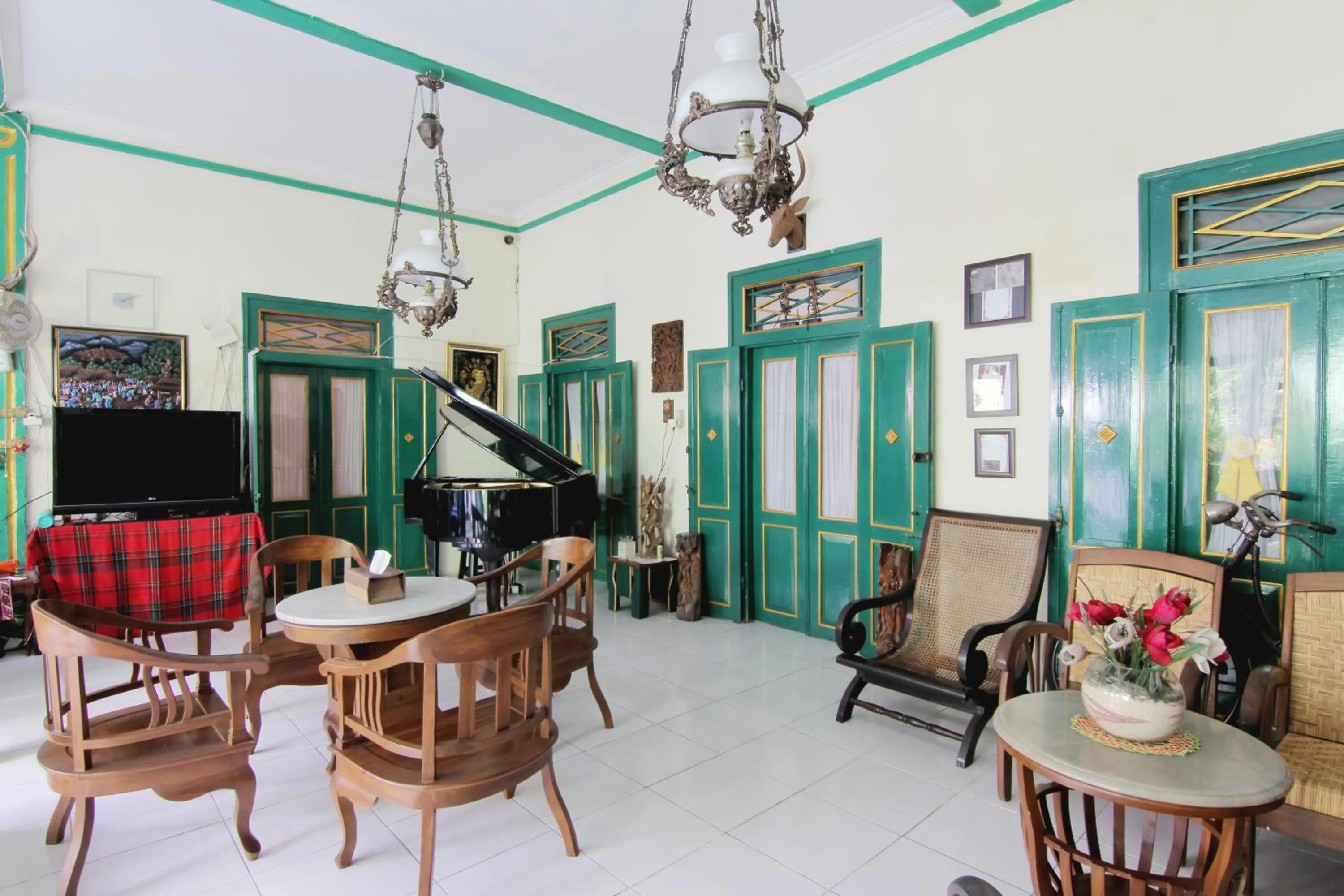 Living room in Pendopo Andari Homestay