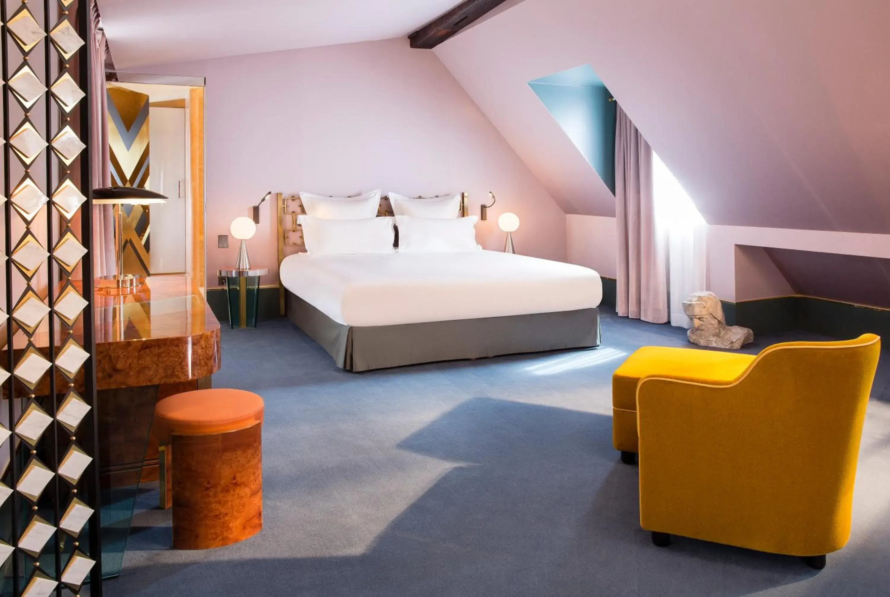 Bed in Hôtel Saint-Marc Bed in Hôtel Saint-Marc