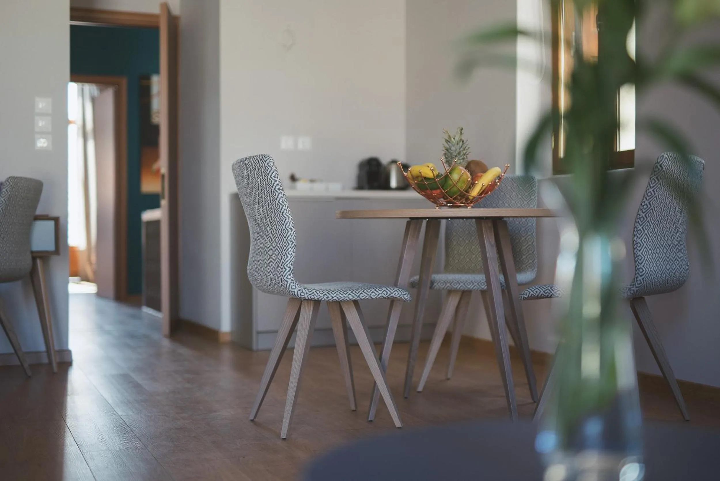 Dining area in Bluebell Luxury Suites