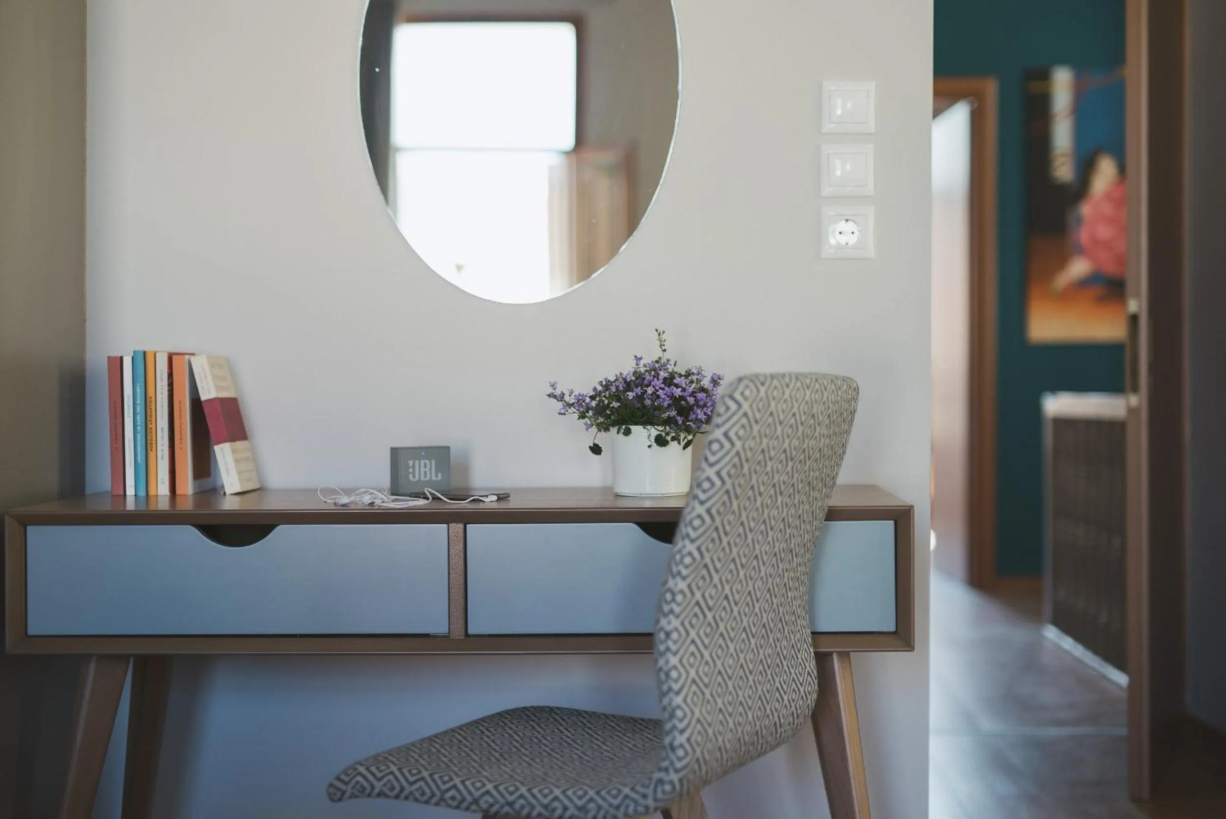 Decorative detail in Bluebell Luxury Suites