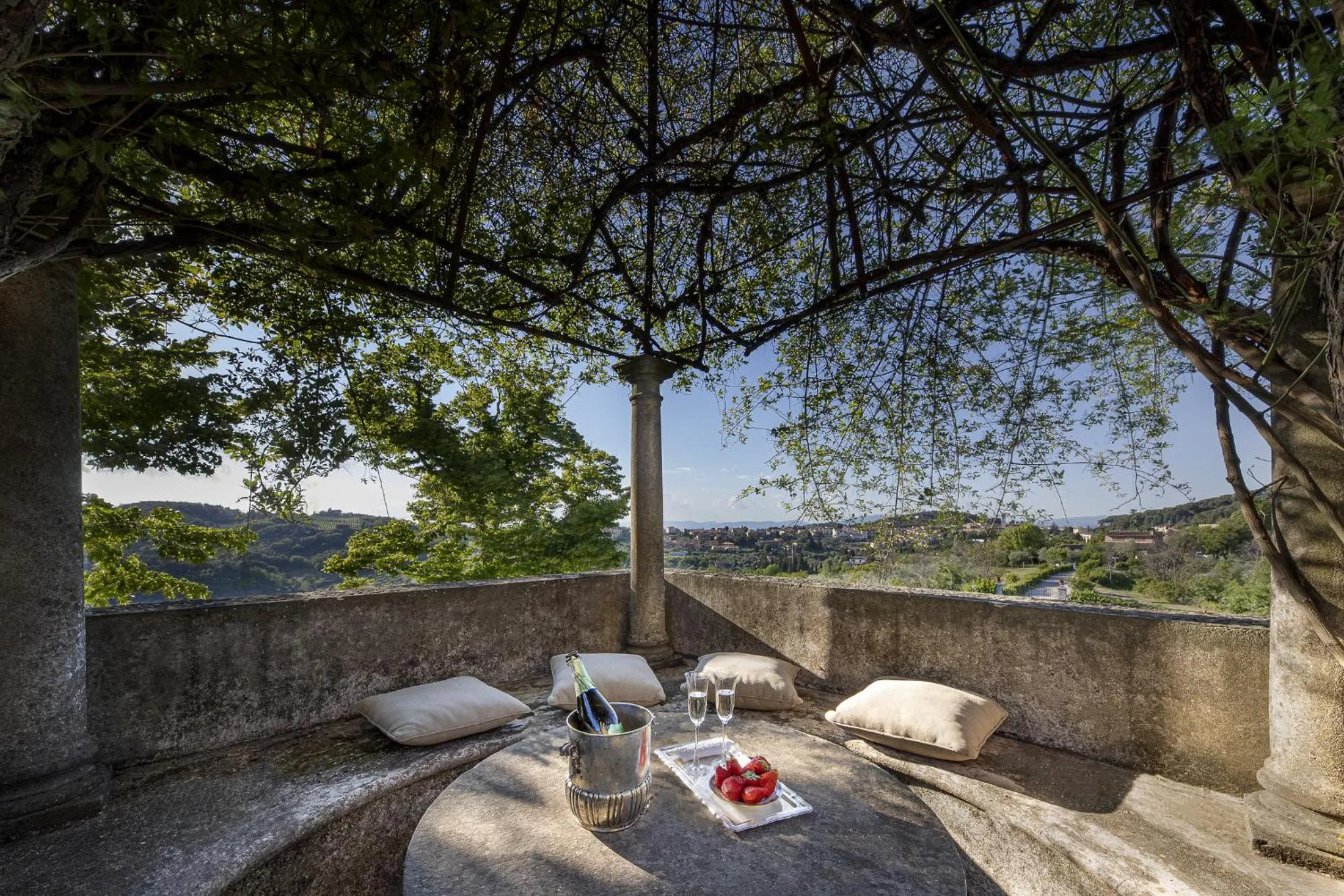 Balcony/Terrace in Castello di Cafaggio